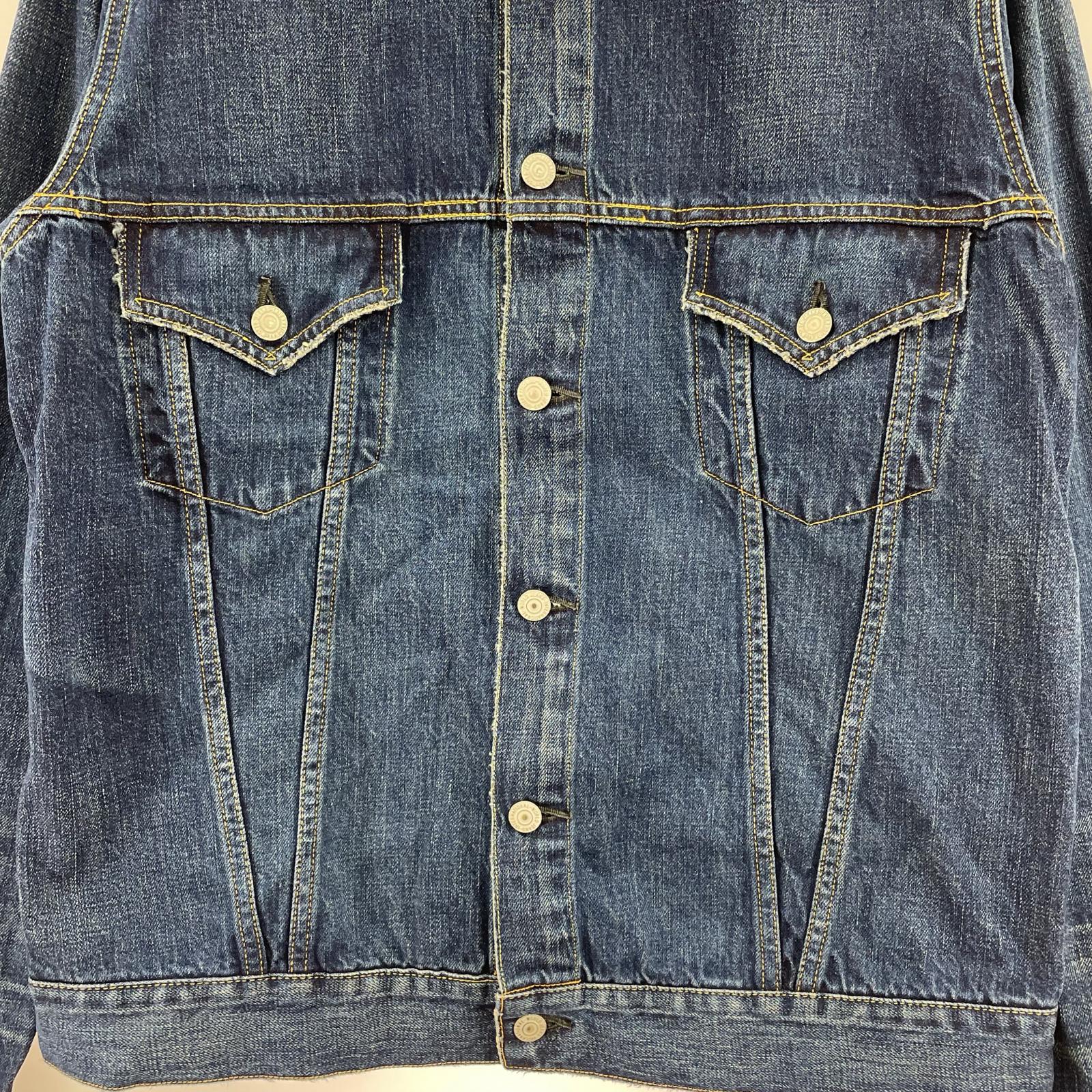 デニムジャケット 3rdタイプ 青 (XL) LL