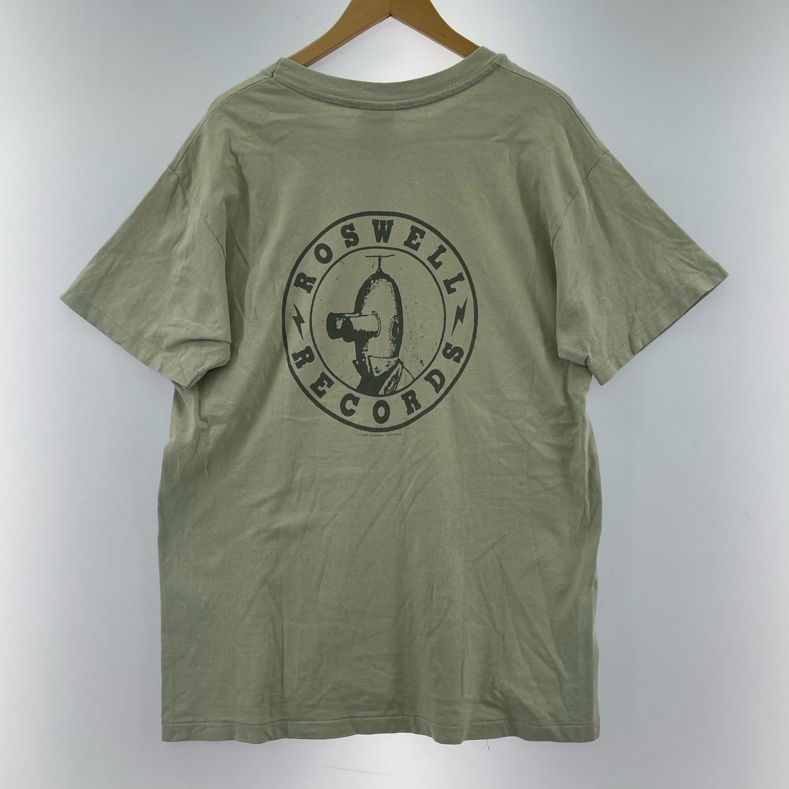 半袖Tシャツ FOO FIGHTERS ROSWELL RECORDS TEE (L) L グリーン