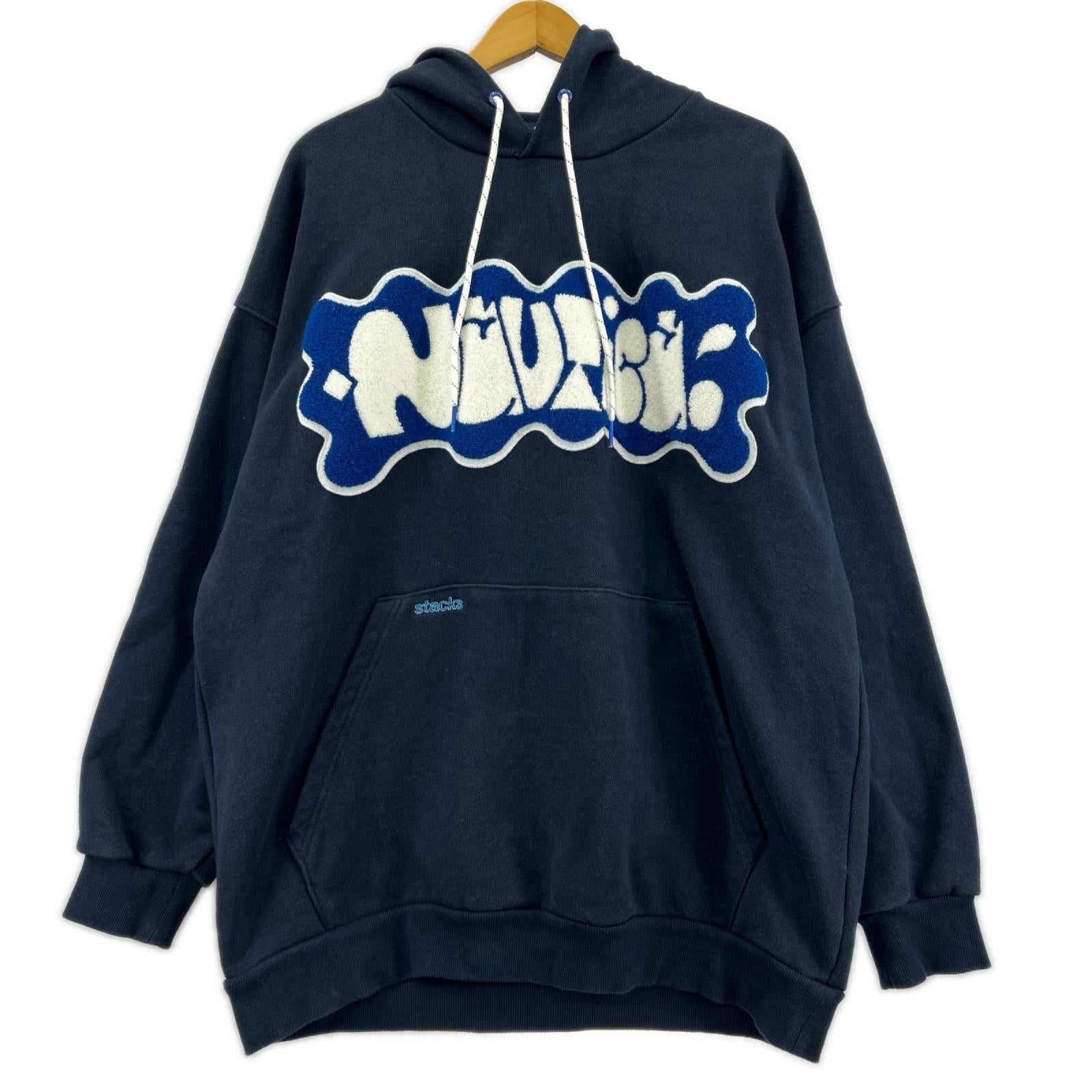 パーカー ボアロゴ ネイビー M M ネイビー