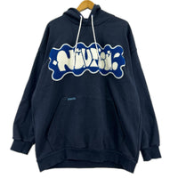 パーカー ボアロゴ ネイビー M M ネイビー