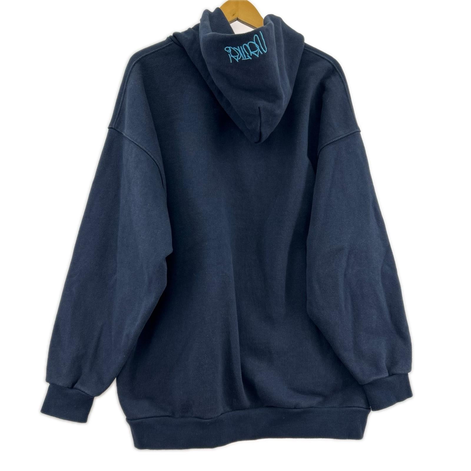 パーカー ボアロゴ ネイビー M M ネイビー