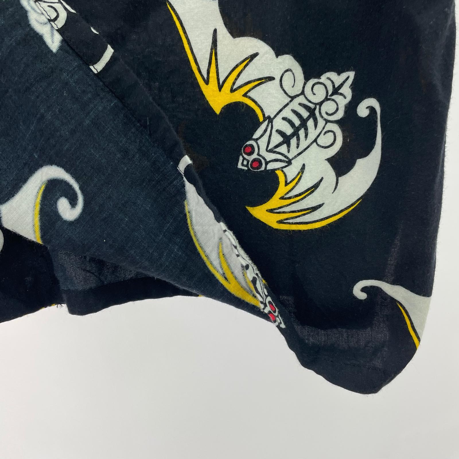 半袖シャツ BLACK LABEL/BETZ ALOHA SHIRT/M/総柄 S ネイビー