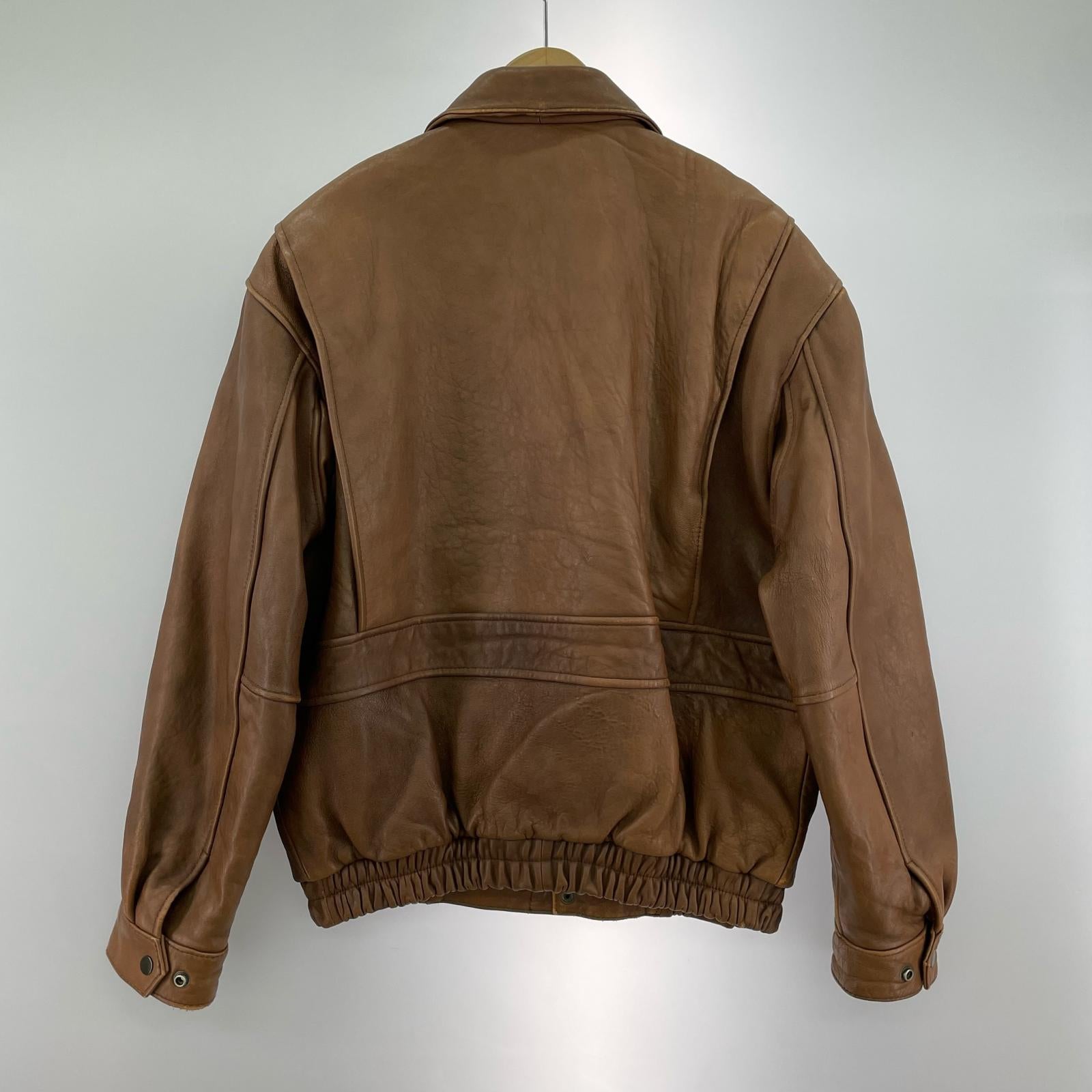 レザージャケット TYPE-G-1 U.S.ARMY レザー ジャケット 茶 L L ブラウン