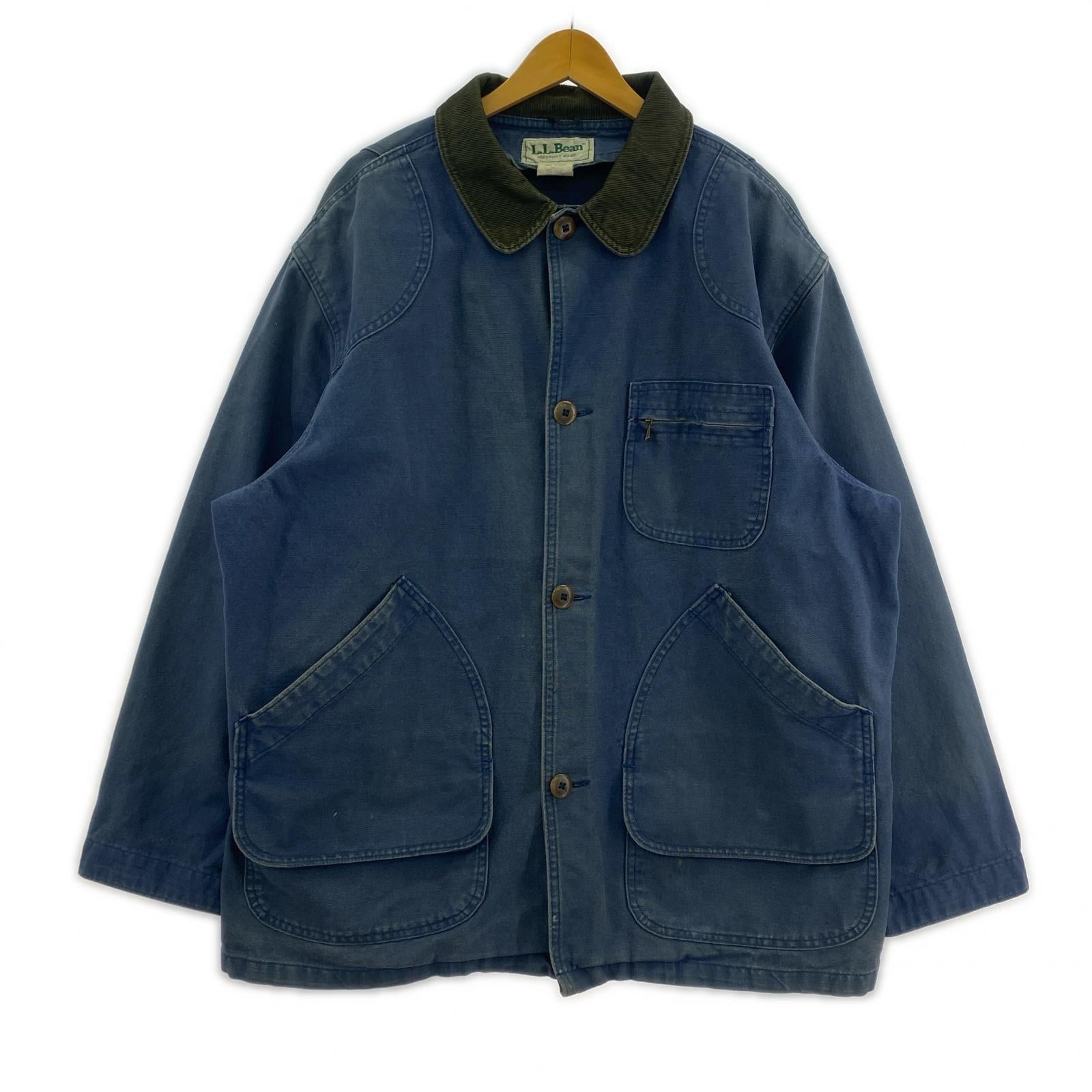 ブルゾン 80s LLbean カバーオール インディゴ (L) L