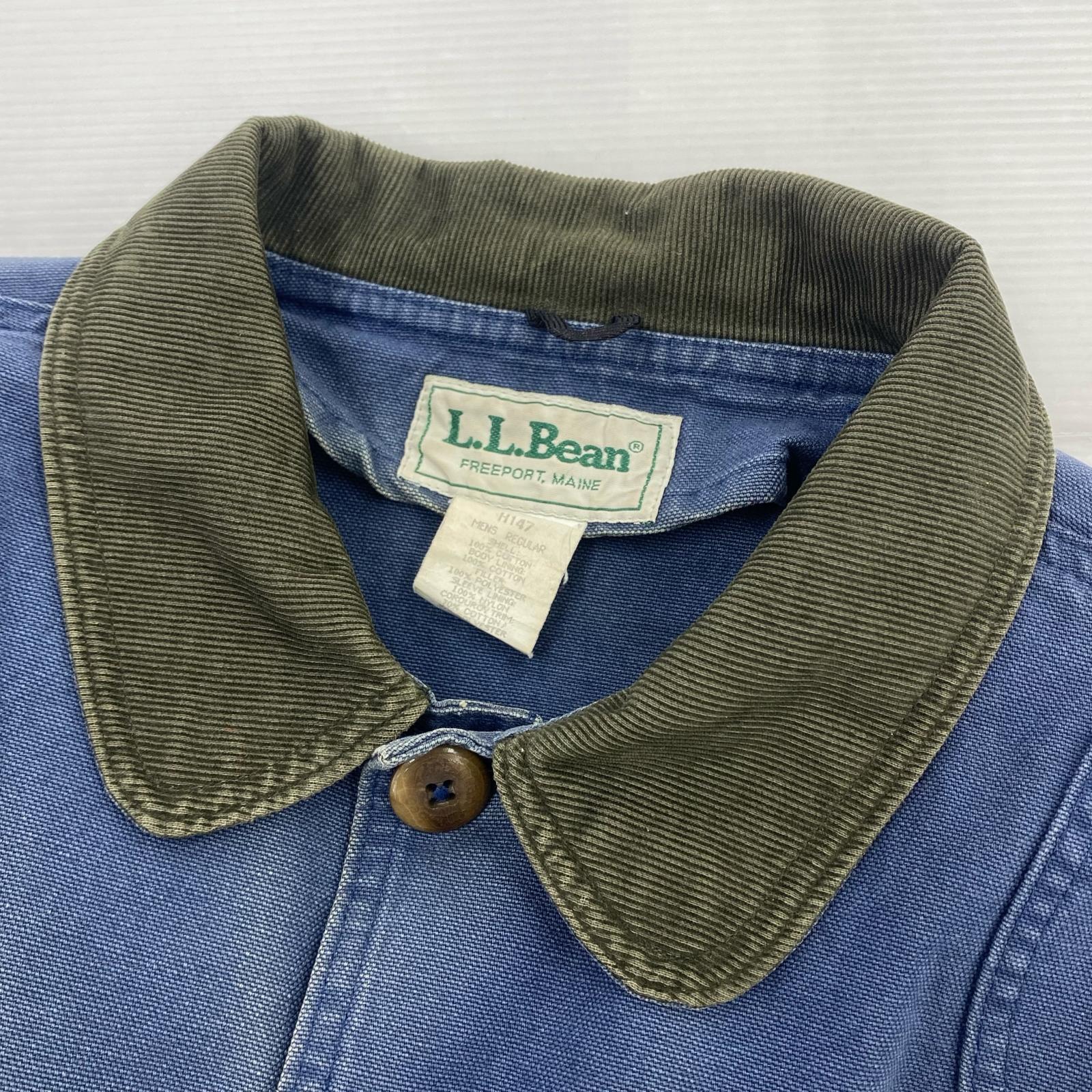 ブルゾン 80s LLbean カバーオール インディゴ (L) L