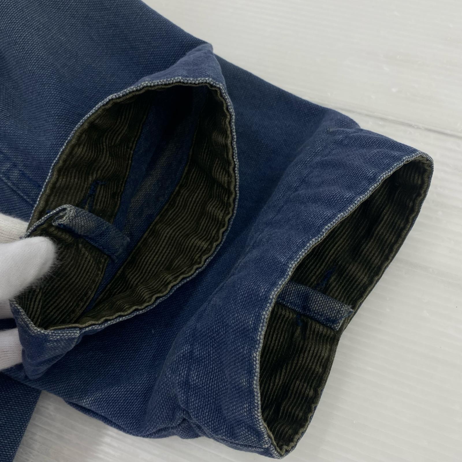 ブルゾン 80s LLbean カバーオール インディゴ (L) L