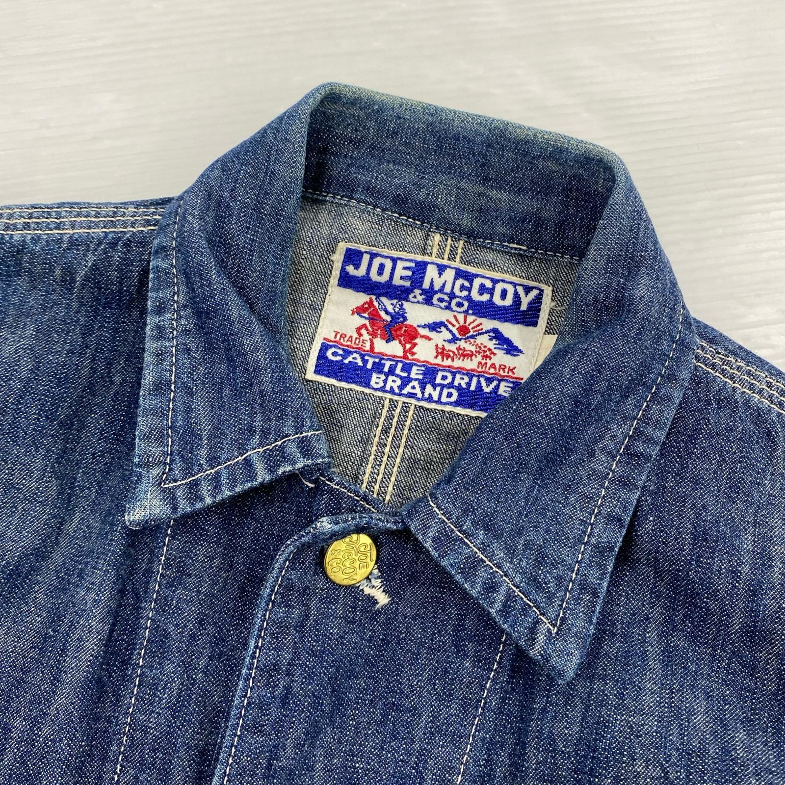 ジャケット JOE McCOY デニムカバーオール 36 36 ブルー