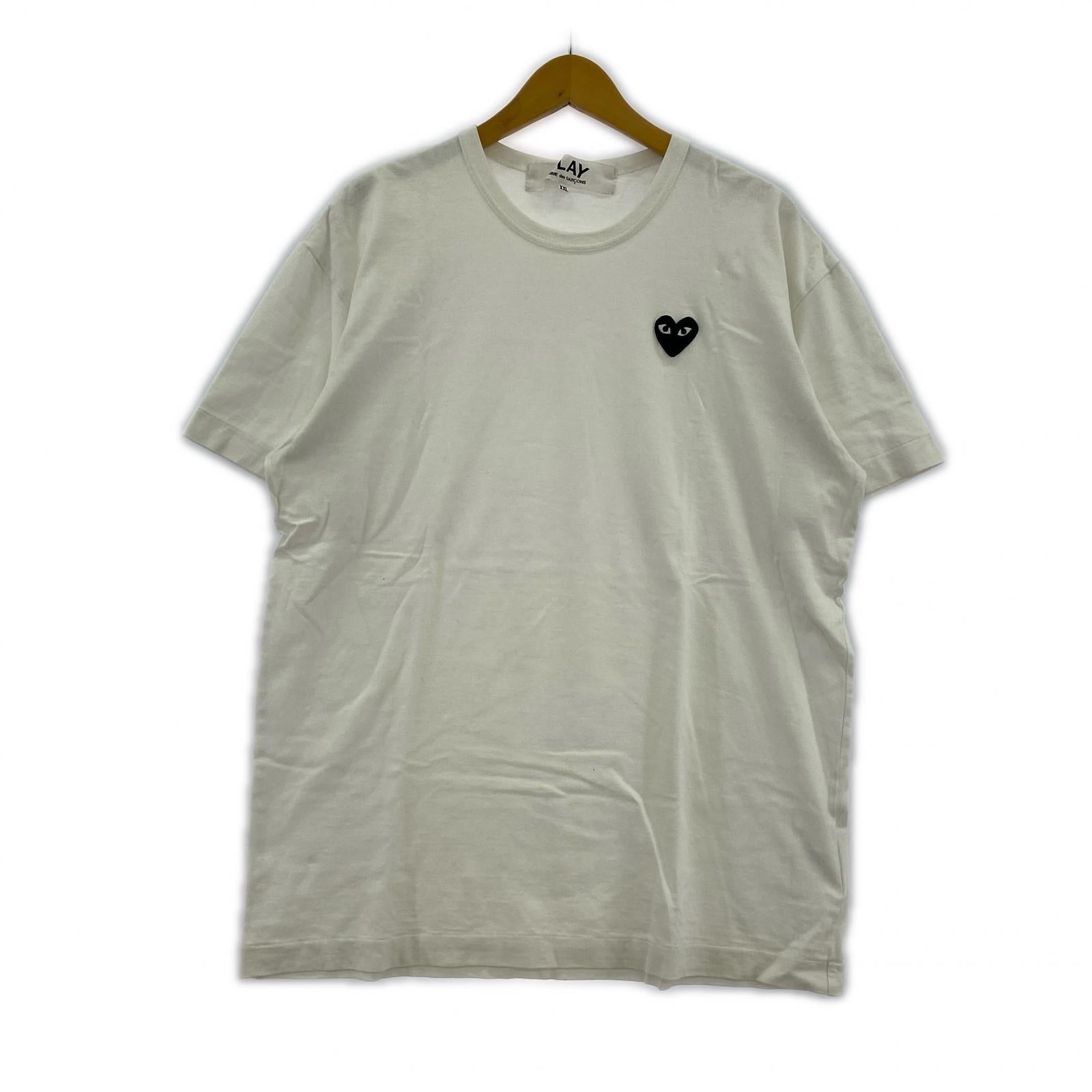 半袖Tシャツ S/S BLACK HEART LOGO TEE WHITE XXL ホワイト