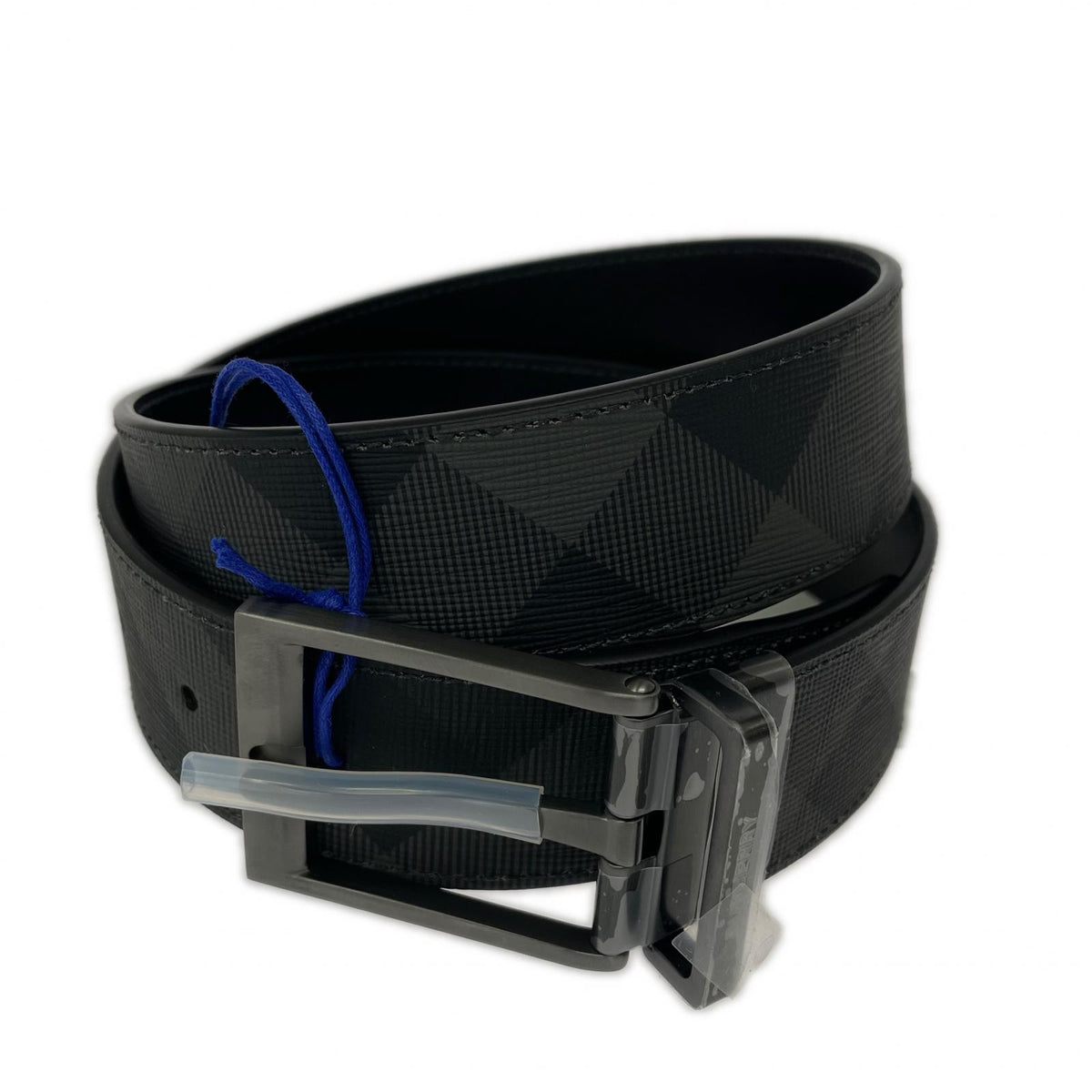その他アクセサリー 総柄レザーベルト BLK ブラック