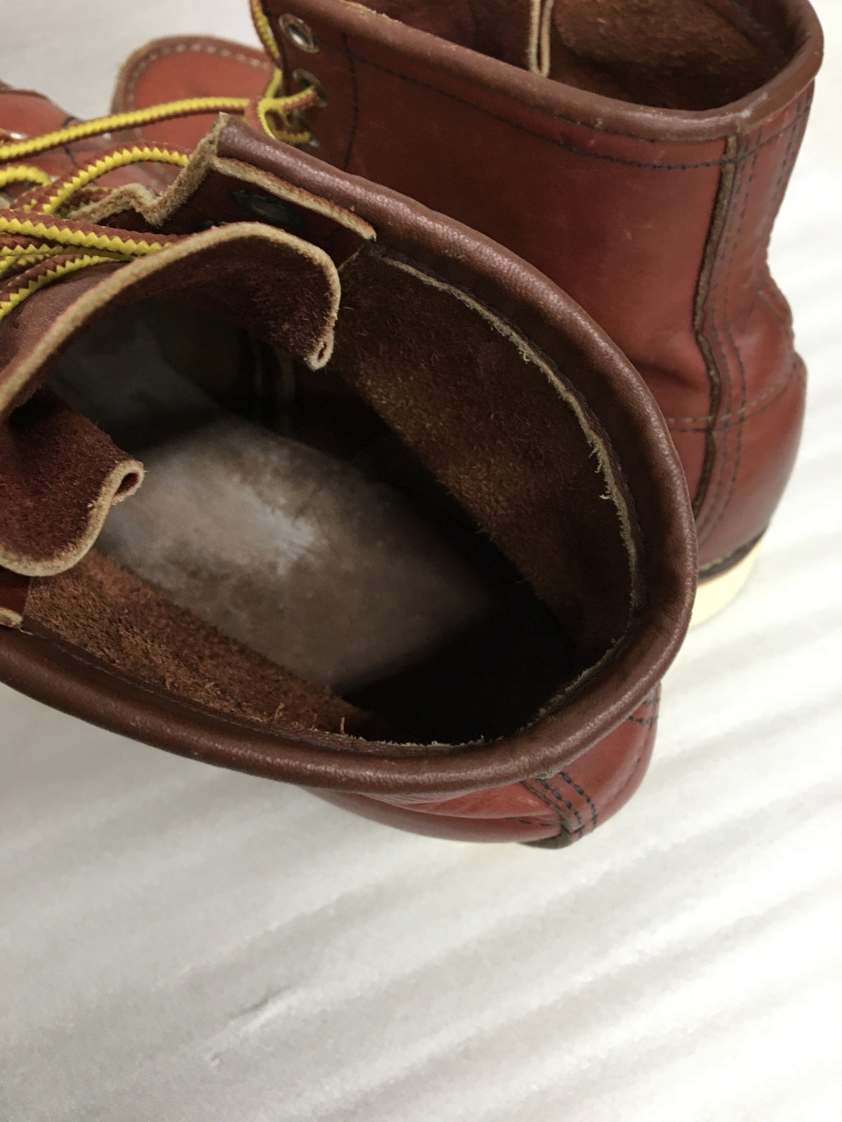 ブーツ 94年製 半円犬タグ 875 アイリッシュセッター US7.5E 赤茶