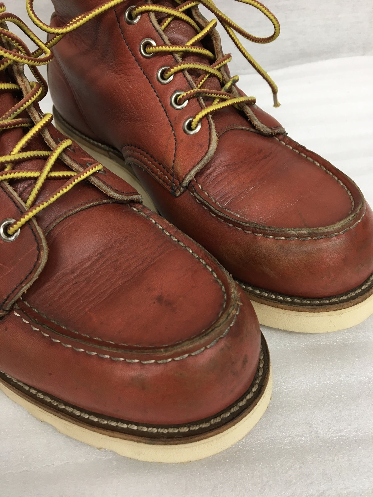 ブーツ 94年製 半円犬タグ 875 アイリッシュセッター US7.5E 赤茶
