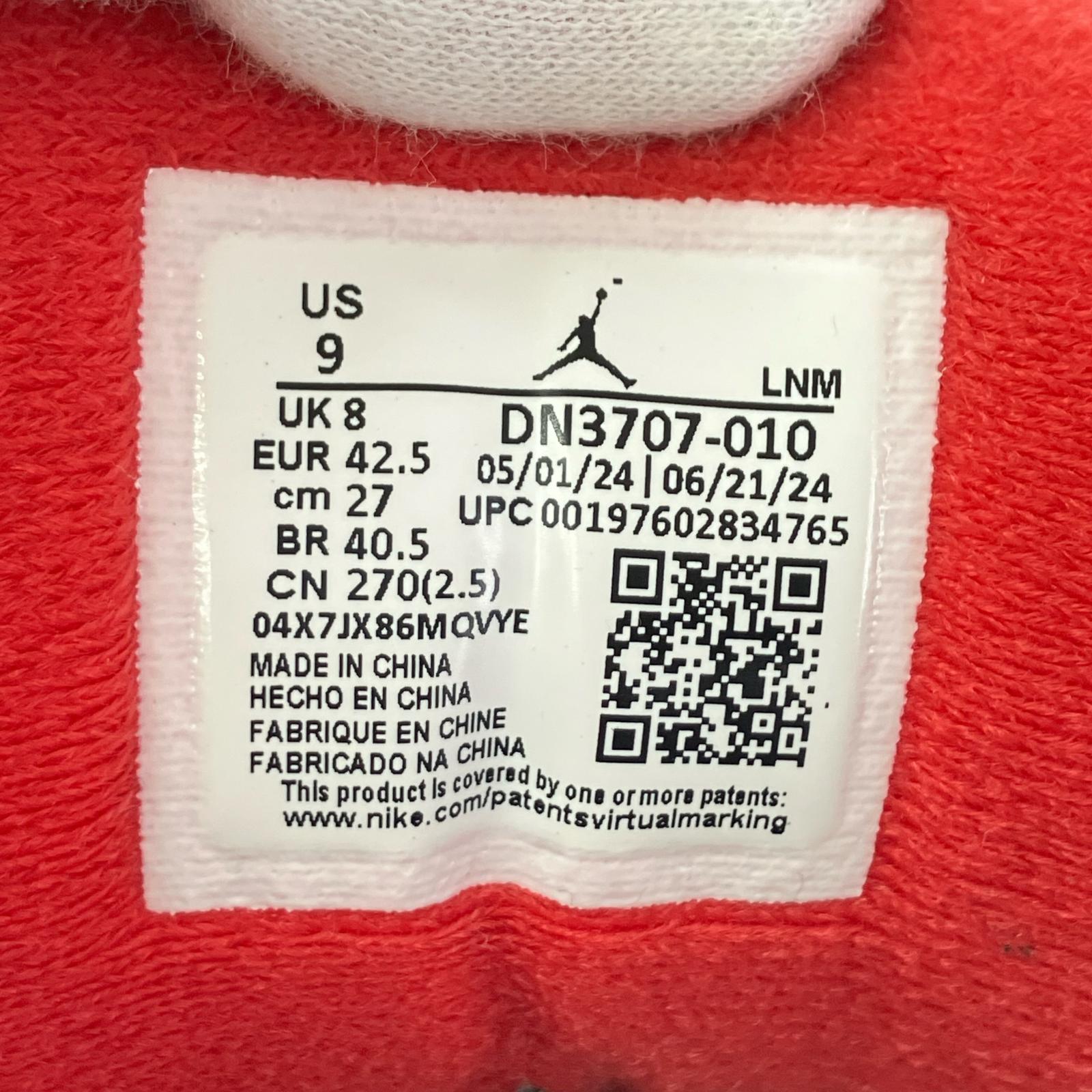 スニーカー AIR JORDAN3 BLACK CEMENT 27.0 DN3707-010 27cm (US9 UK8 1/2 EU44)