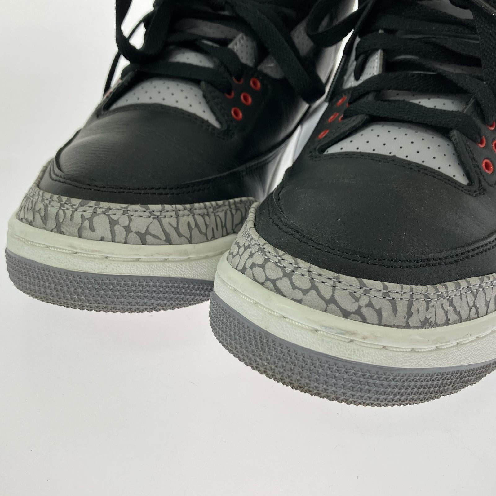 スニーカー AIR JORDAN3 BLACK CEMENT 27.0 DN3707-010 27cm (US9 UK8 1/2 EU44)