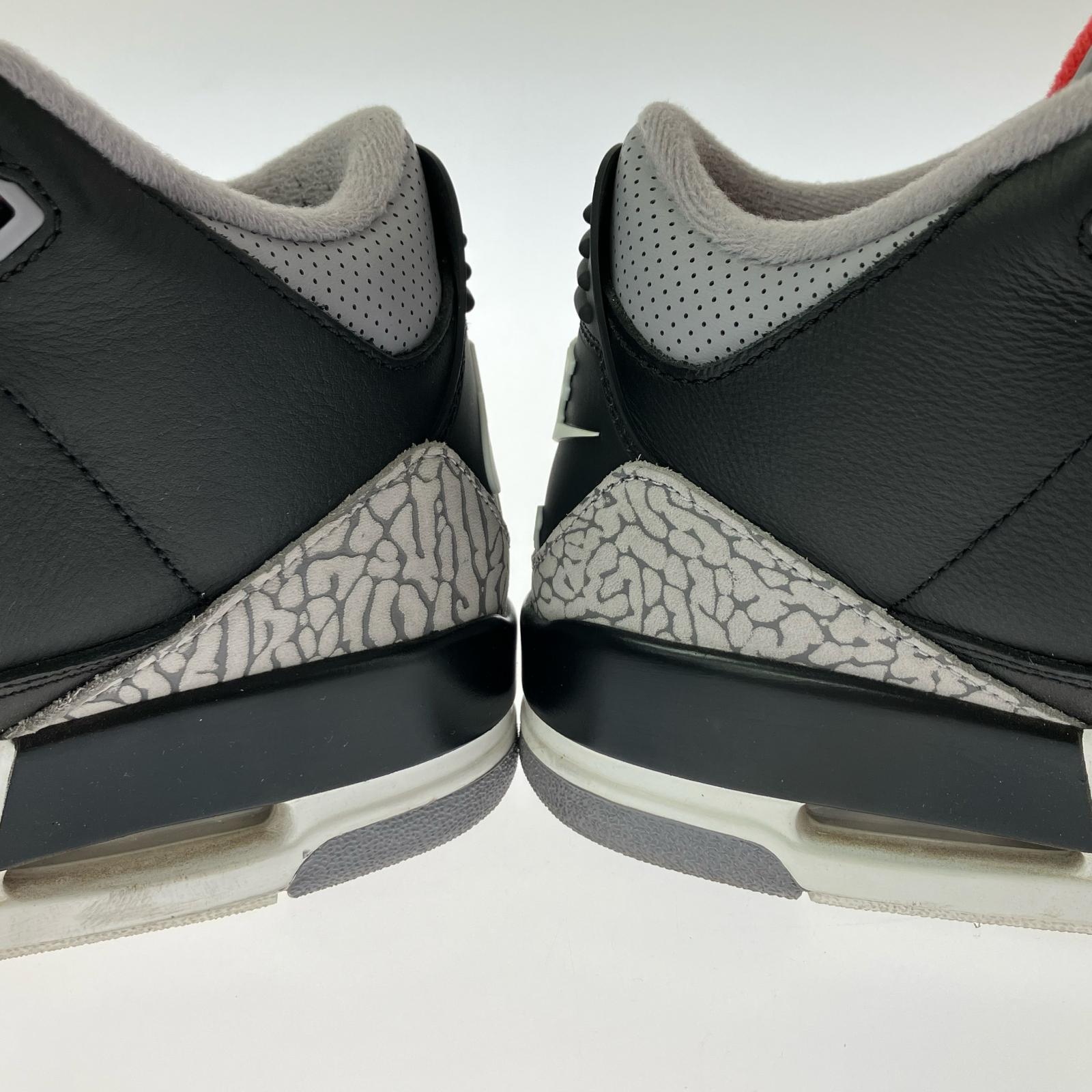 スニーカー AIR JORDAN3 BLACK CEMENT 27.0 DN3707-010 27cm (US9 UK8 1/2 EU44)