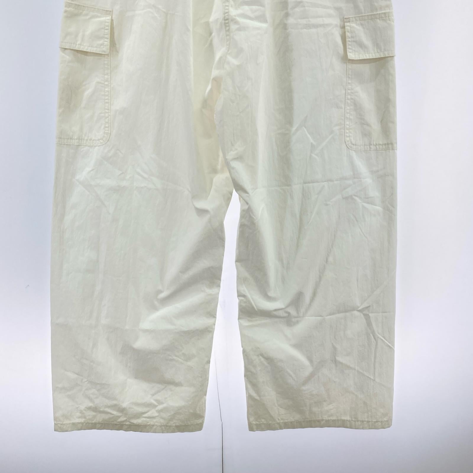サロペット SALVAGE TROUSERS 白 2 2 ホワイト
