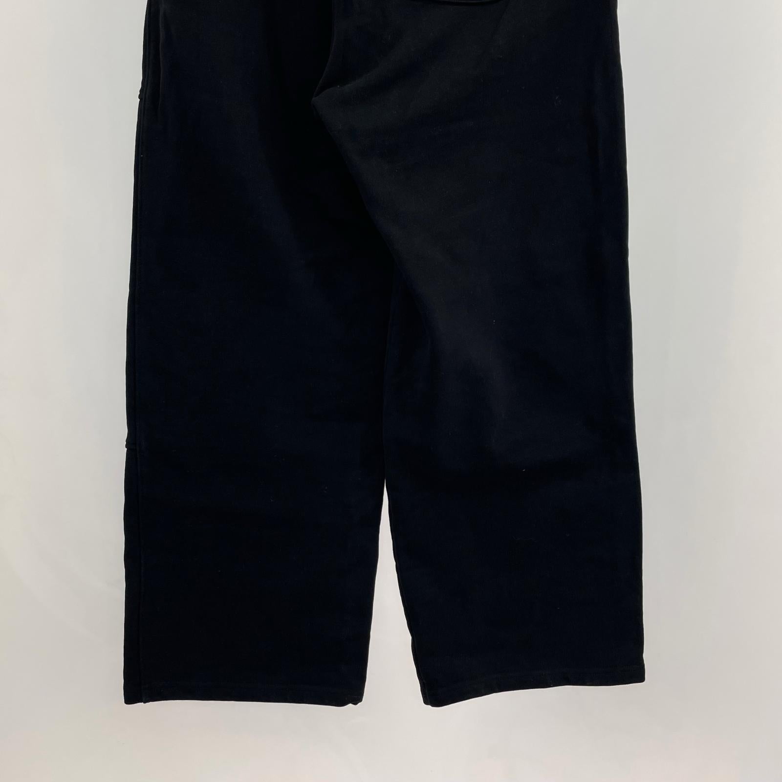 パンツ MARITHE + FRANCOIS GIRBAUD CLASSIC LOGO SWEATPANTS L ブラック L ブラック