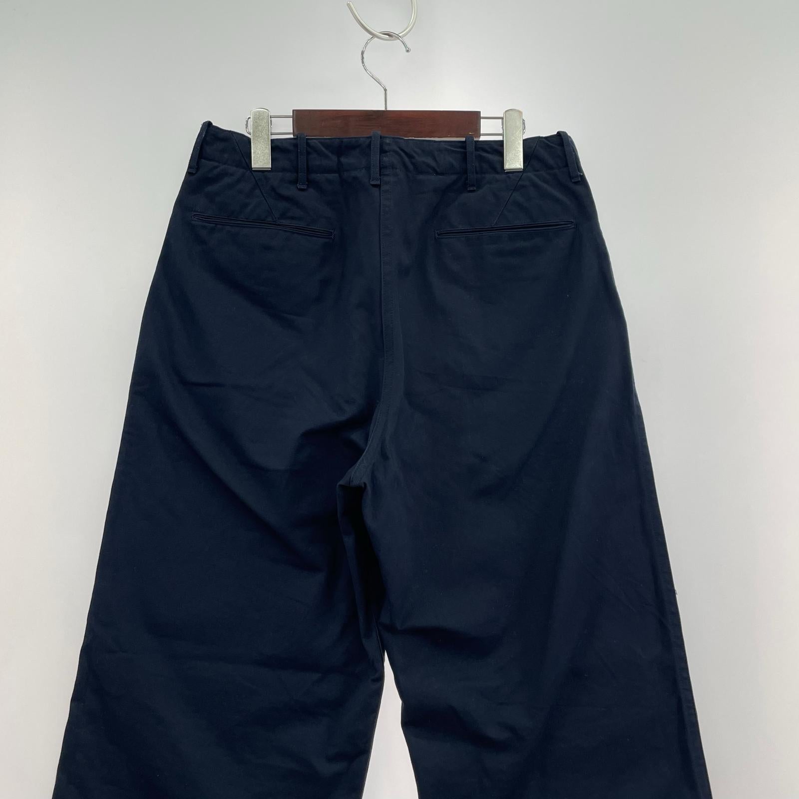 パンツ SCYE BASICS San Joaquin Chino サンホアキンチノトラウザー 36 ネイビー 36 ネイビー