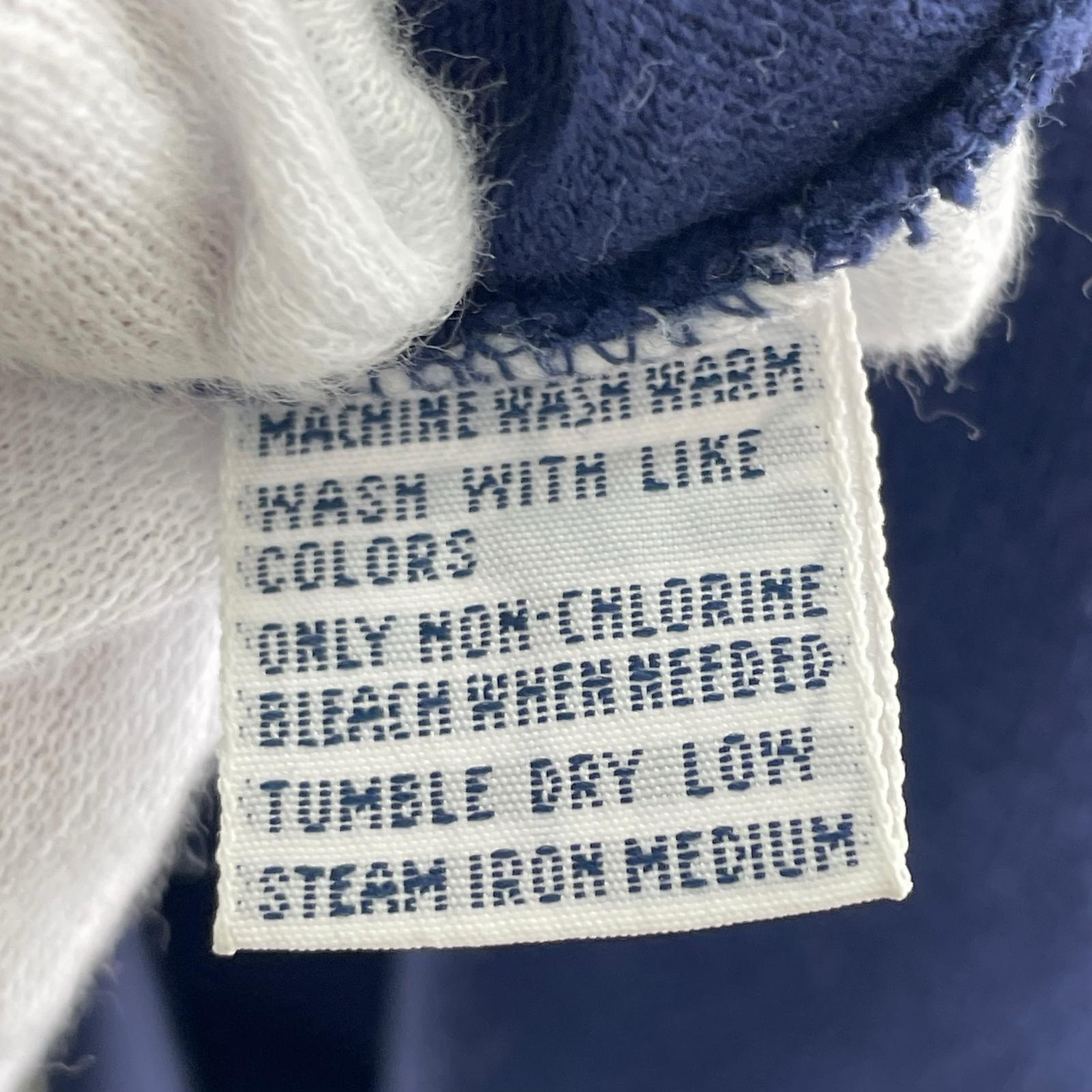 ポロシャツ POLO RALPH LAUREN 襟刺繍 長袖ポロシャツ XL ネイビー