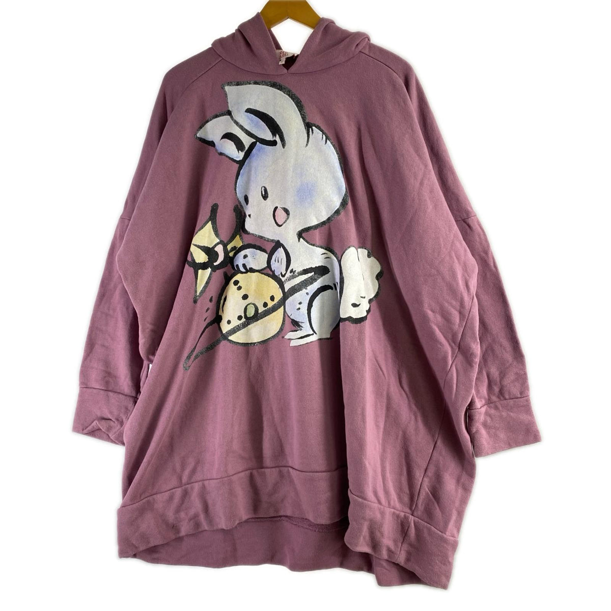 パーカー BUNNY HONEY ビッグシルエットパーカー(2)