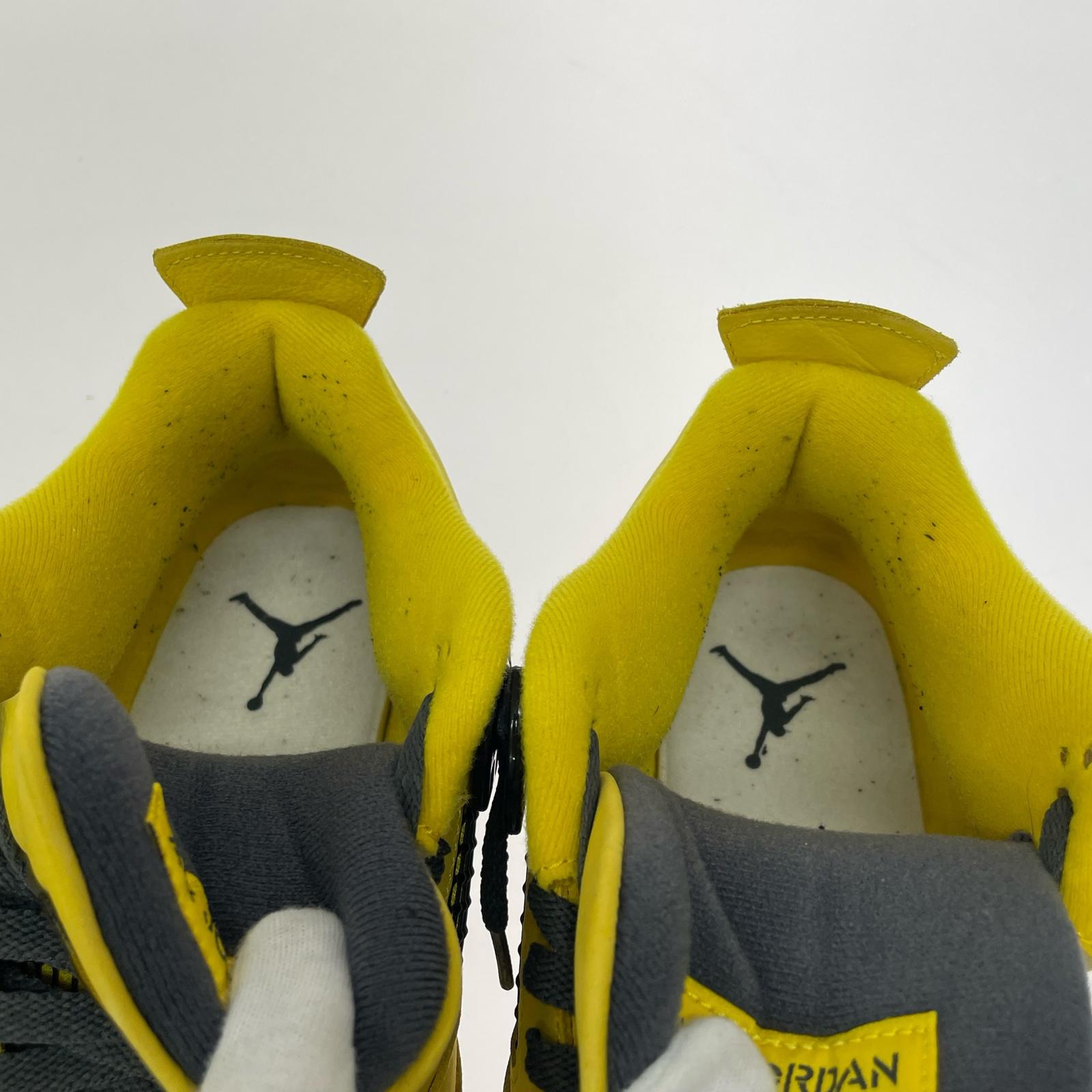 スニーカー AIR JORDAN 4 RETRO Tour Yellow 27.5cm 27.5cm (US9 1/2 UK9 EU45) イエロー