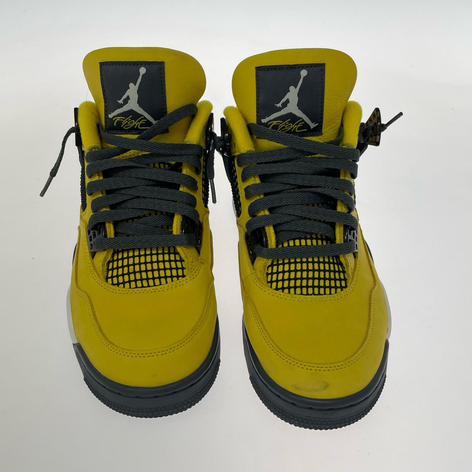 スニーカー AIR JORDAN 4 RETRO Tour Yellow 27.5cm 27.5cm (US9 1/2 UK9 EU45) イエロー