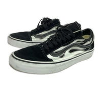 スニーカー Vans Old School ファイヤーパターン ブラック