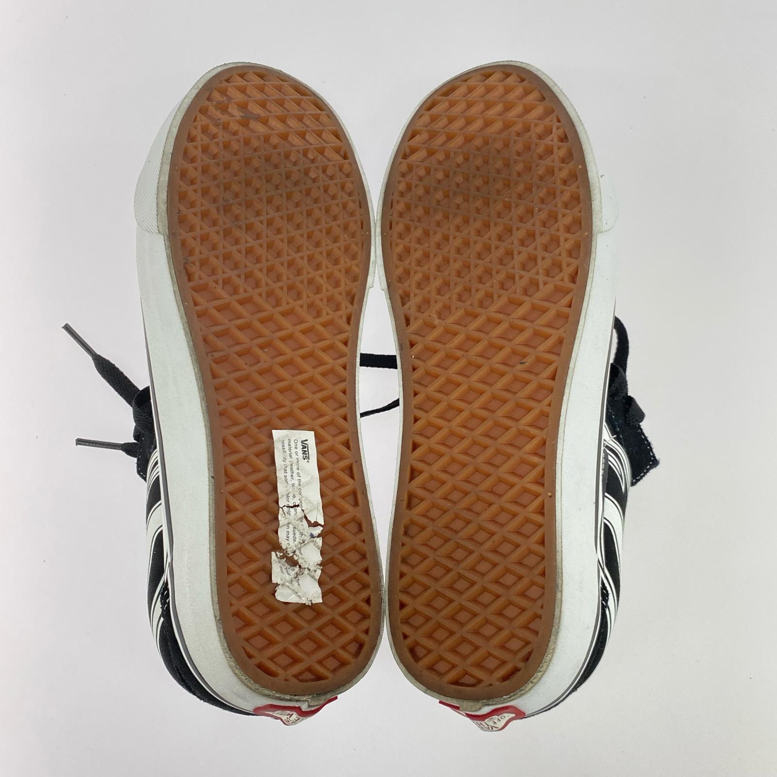 スニーカー Vans Old School ファイヤーパターン ブラック