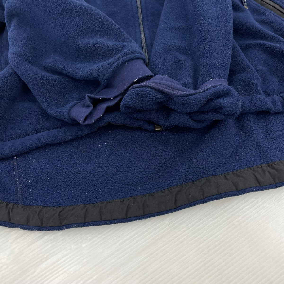 ジャケット 90s POLO SPORT フリースジャケット(XL) ネイビー