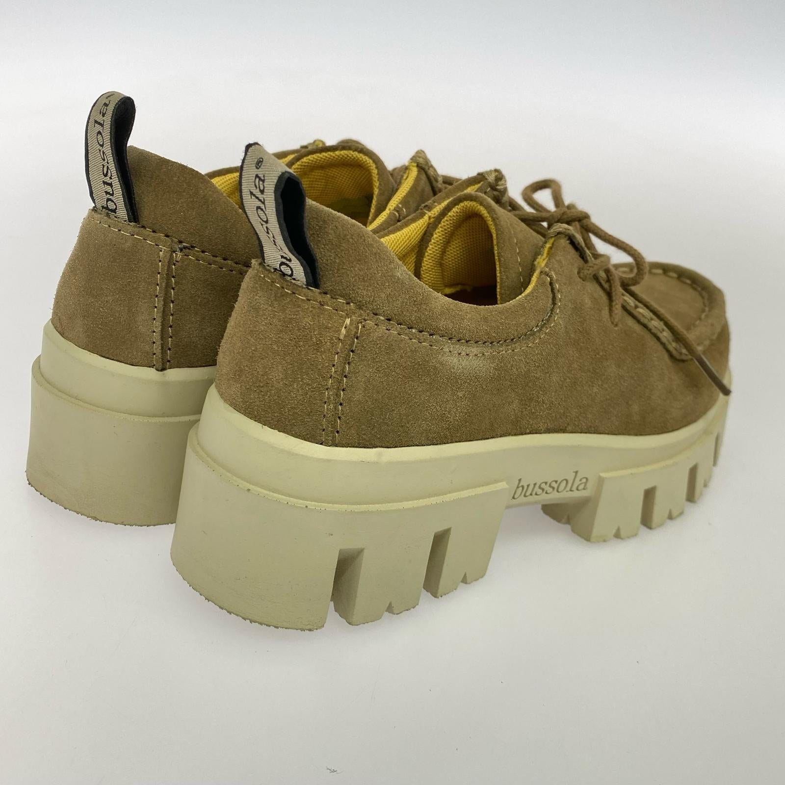 シューズ bussola CORVARA カンガルーレザースエードシューズ BG