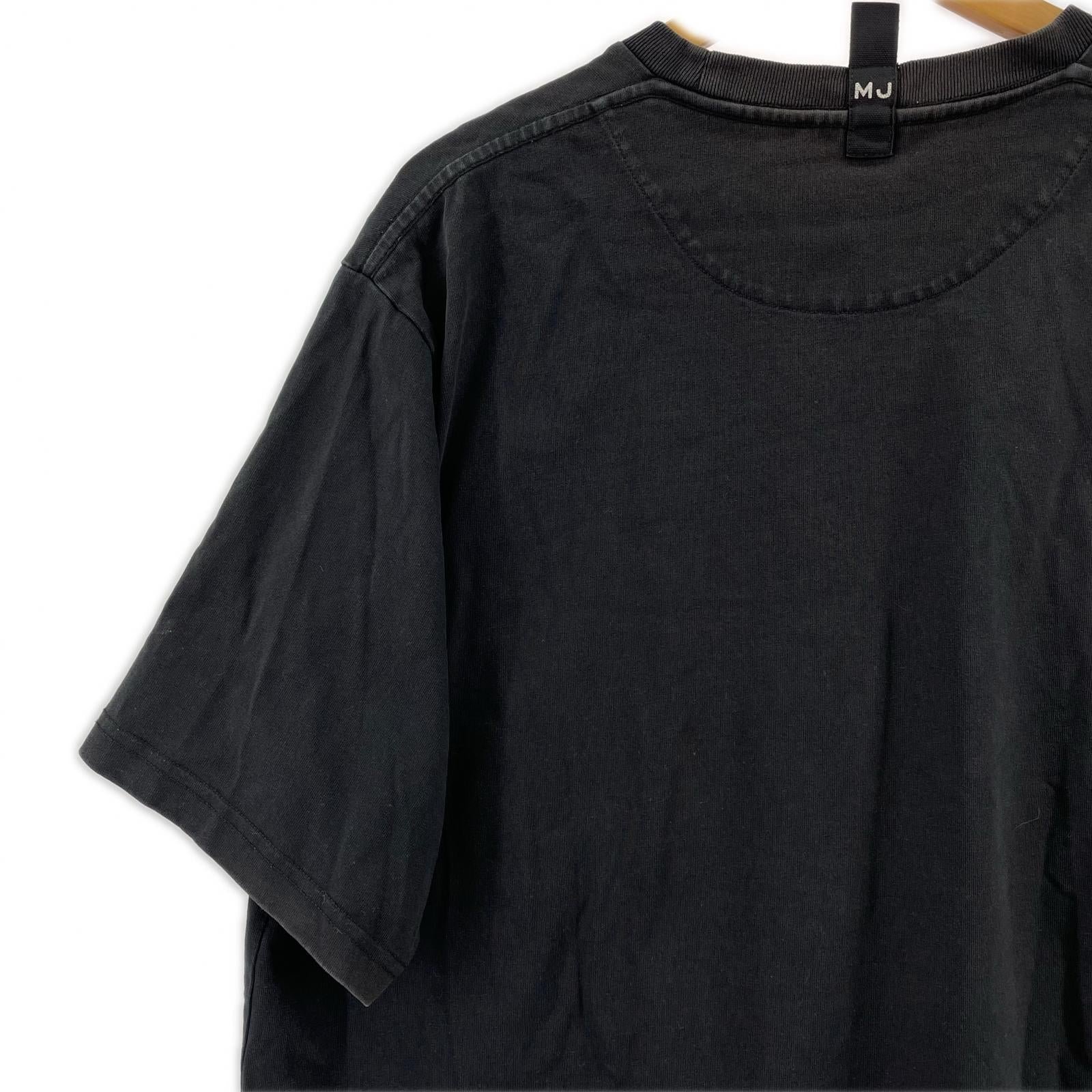 半袖Tシャツ ロゴ刺繍カットソー BLK ブラック