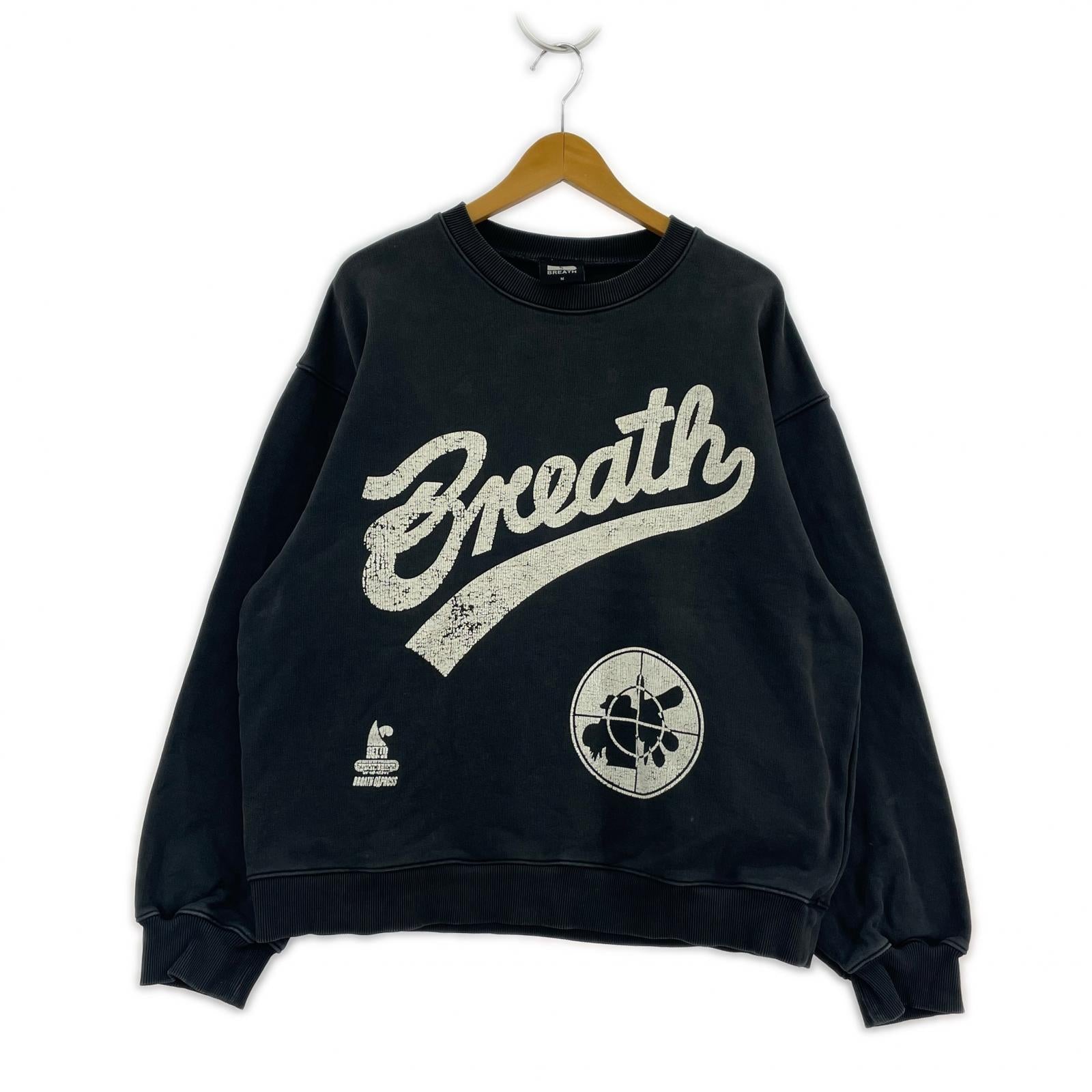 スウェット BREATH 黒 M ブラック
