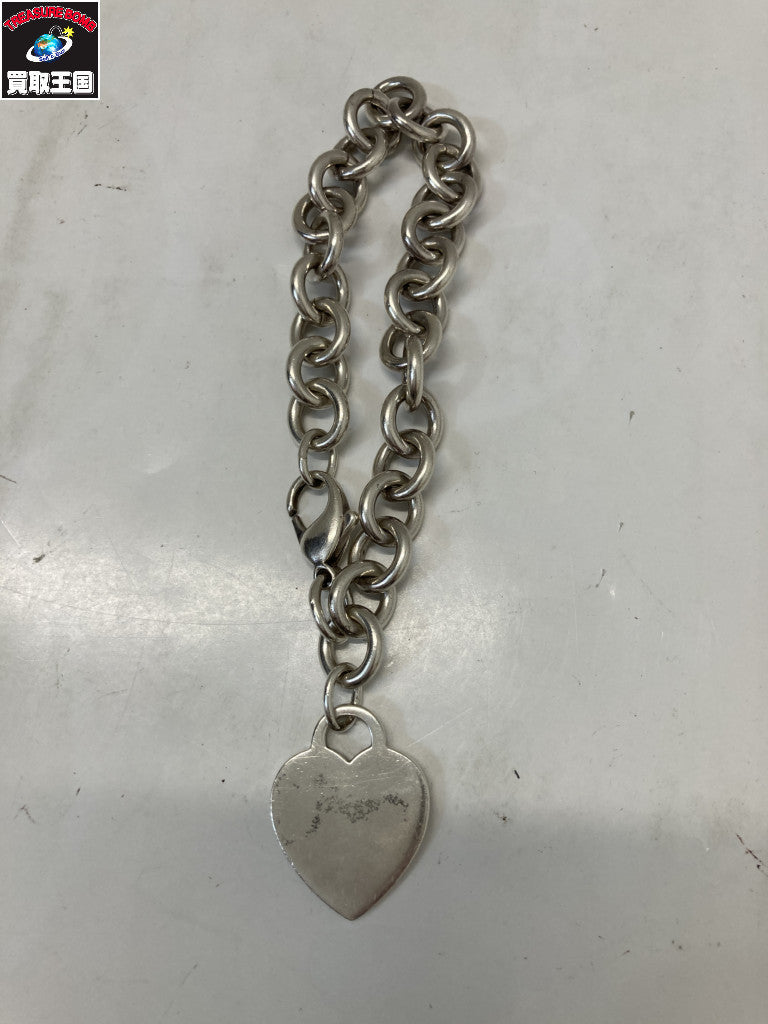 Tiffany&Co. ハートタグブレスレット SV925