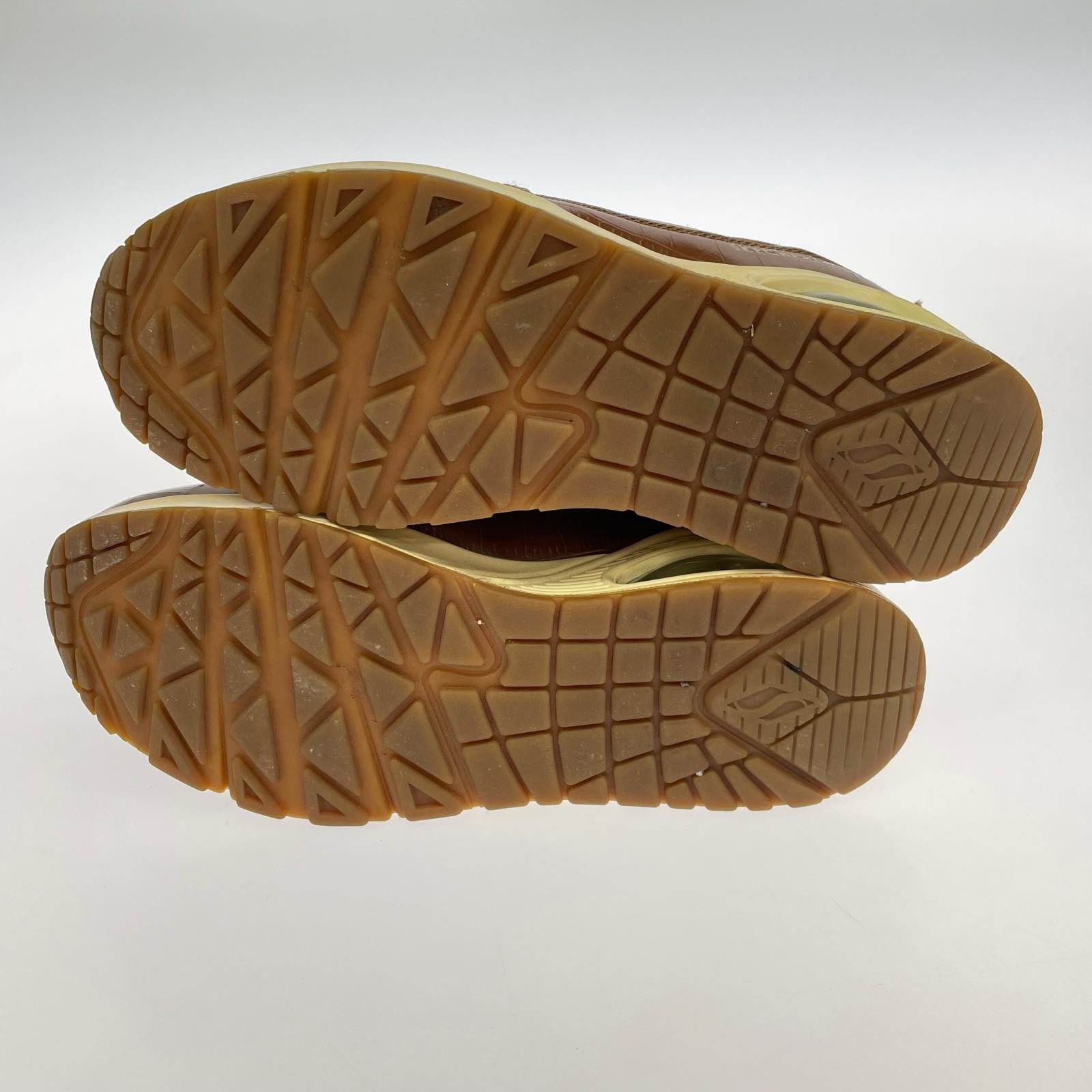 スニーカー SKECHERS スエード レザー ブラウン (23.5) ブラウン