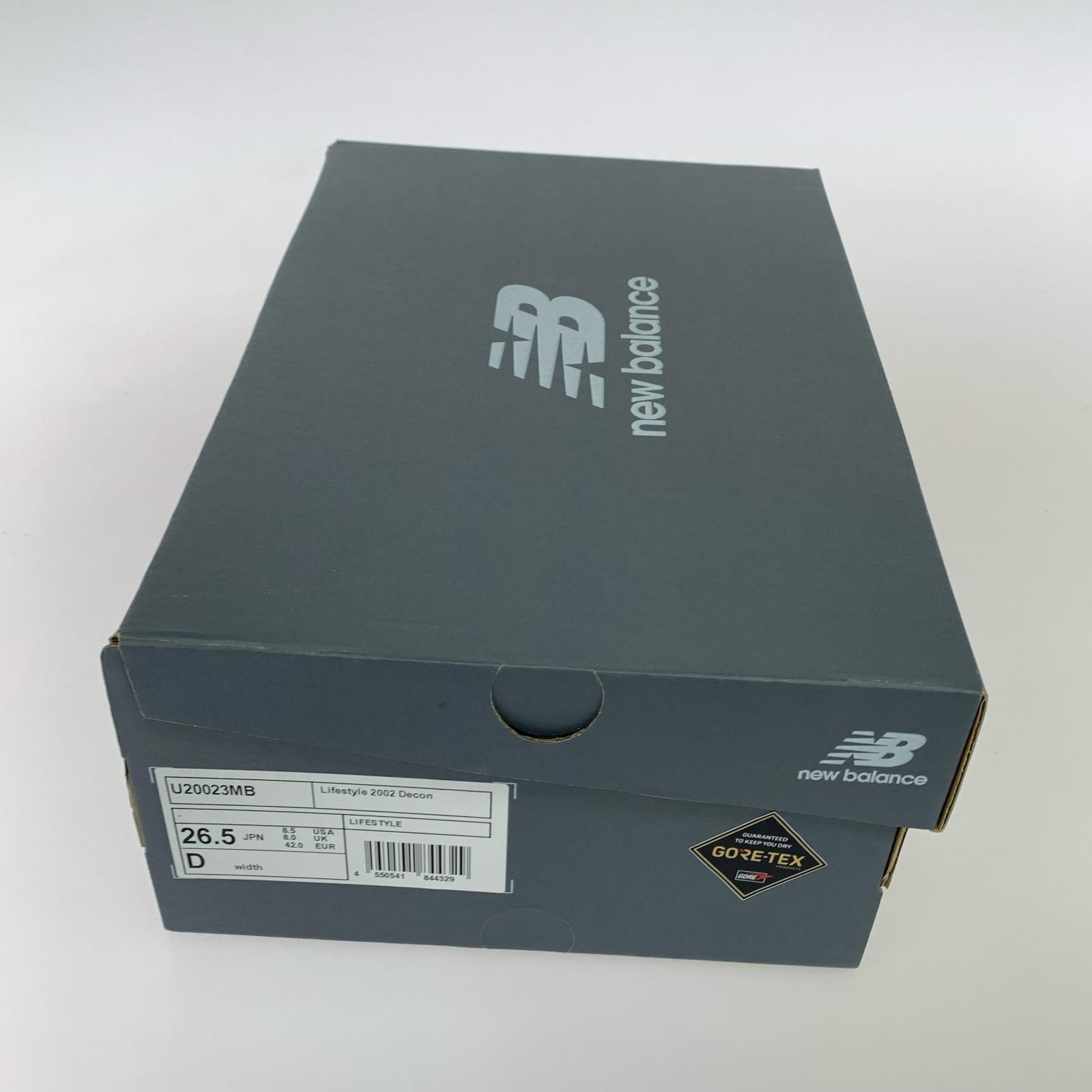 スニーカー 2002R GORE-TEX BLK 26.5cm 26.5cm (US8 1/2 UK8 EU43) ブラック