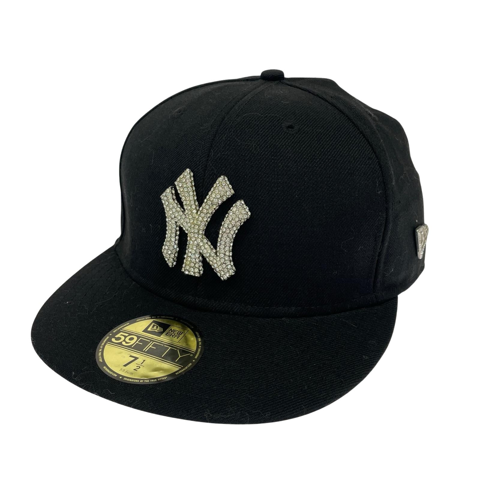 キャップ 59FIFTY Rhinestone Badge BLK ブラック
