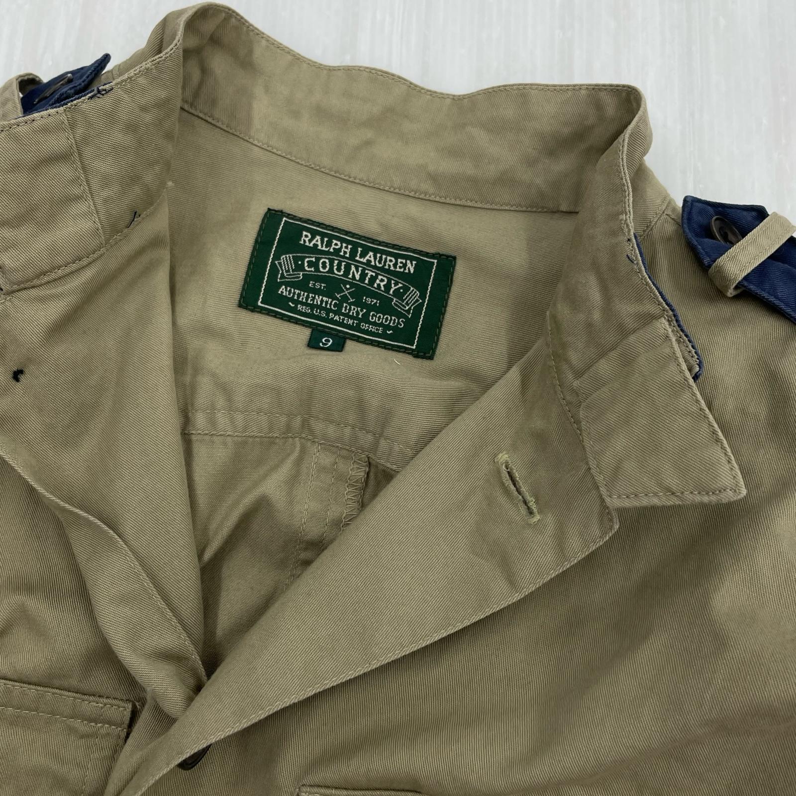 オーバーオール POLO RALPH LAUREN COUNTRY ミリタリー シャツオールインワン 9 ベージュ ベージュ