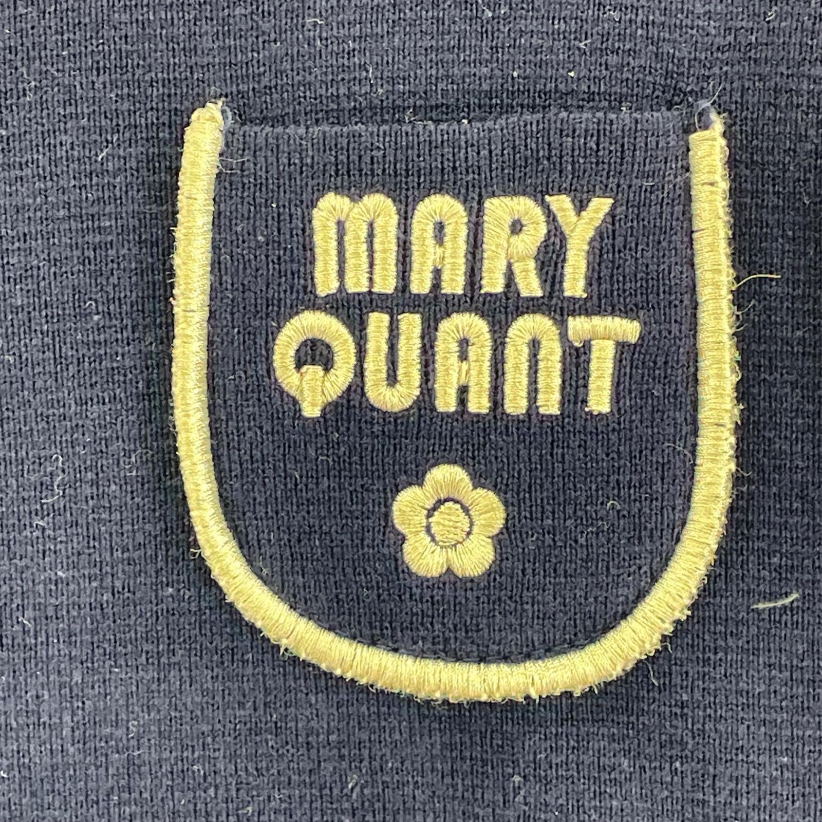 ワンピース MARY QUANT バイカラーハーフジップワンピース M