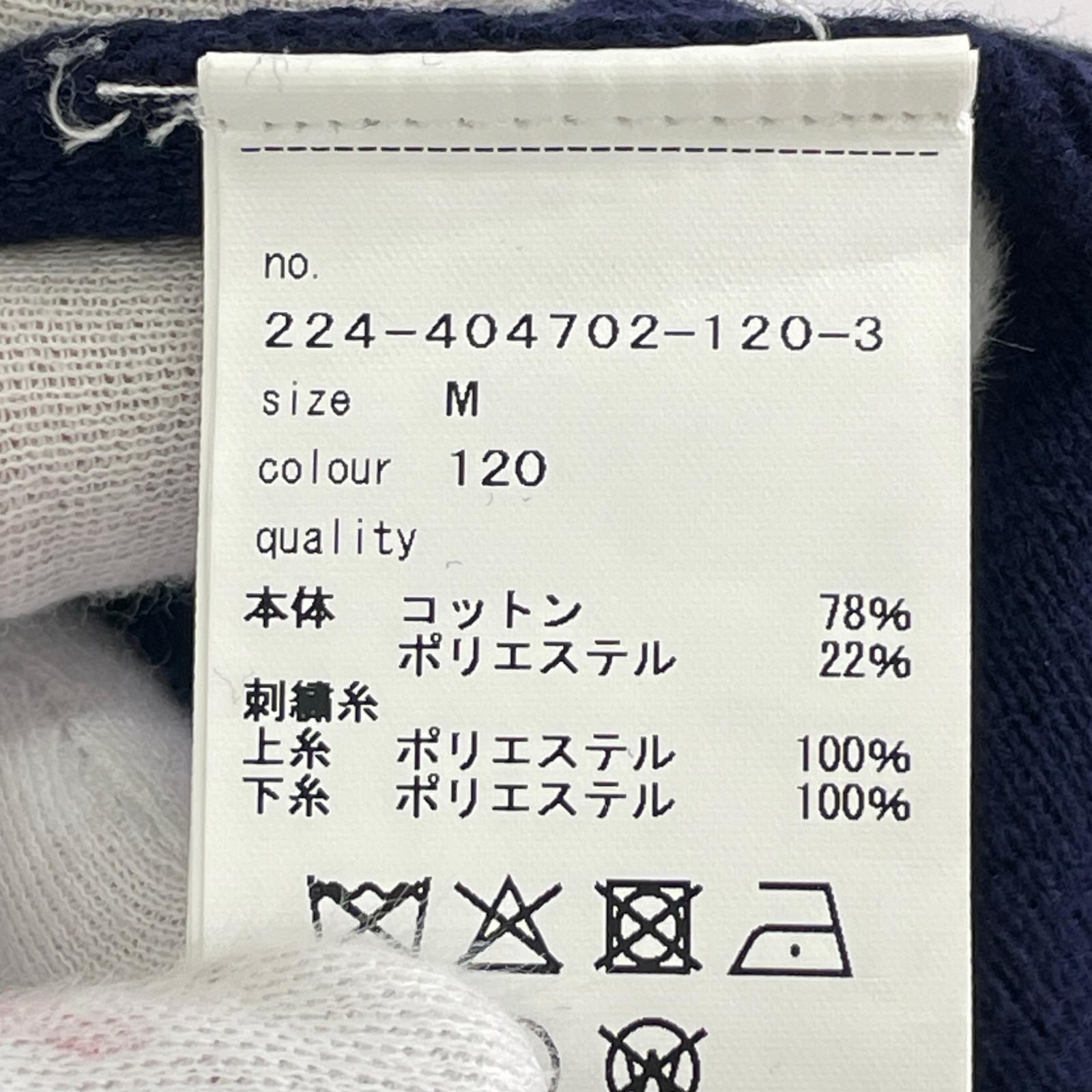ワンピース MARY QUANT バイカラーハーフジップワンピース M