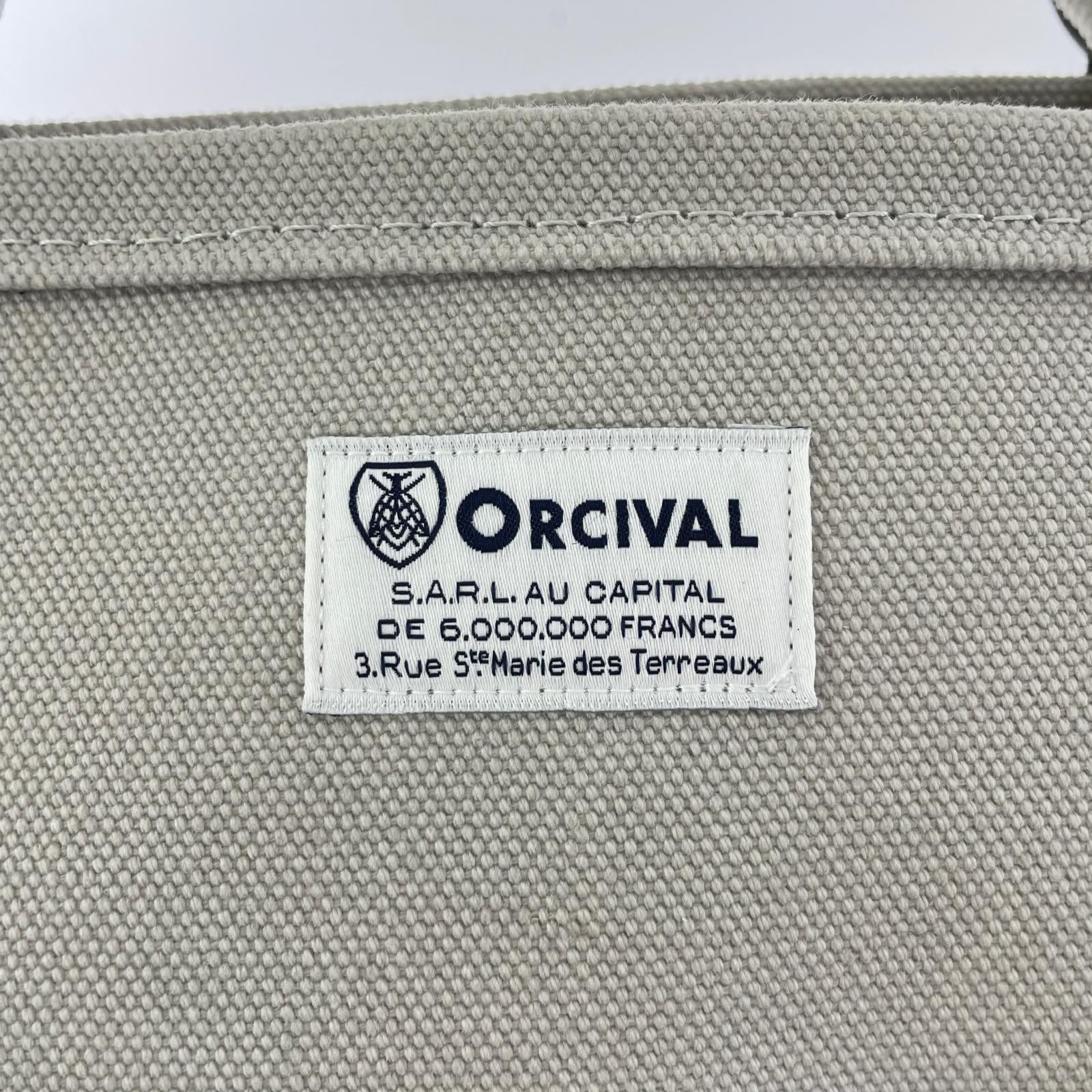 ハンドバッグ ORCIVAL キャンバスバッグ グレー