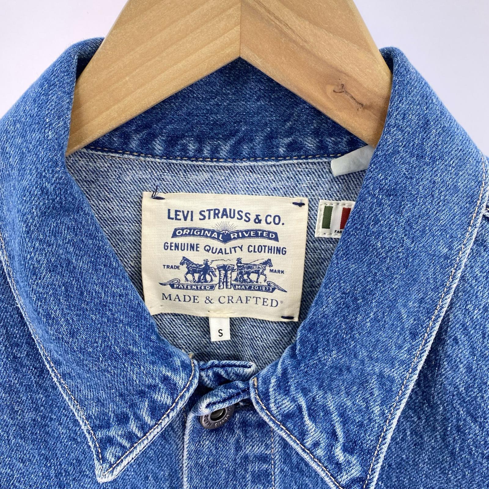 デニムジャケット levi's made&crafted インディゴ デニムジャケット S