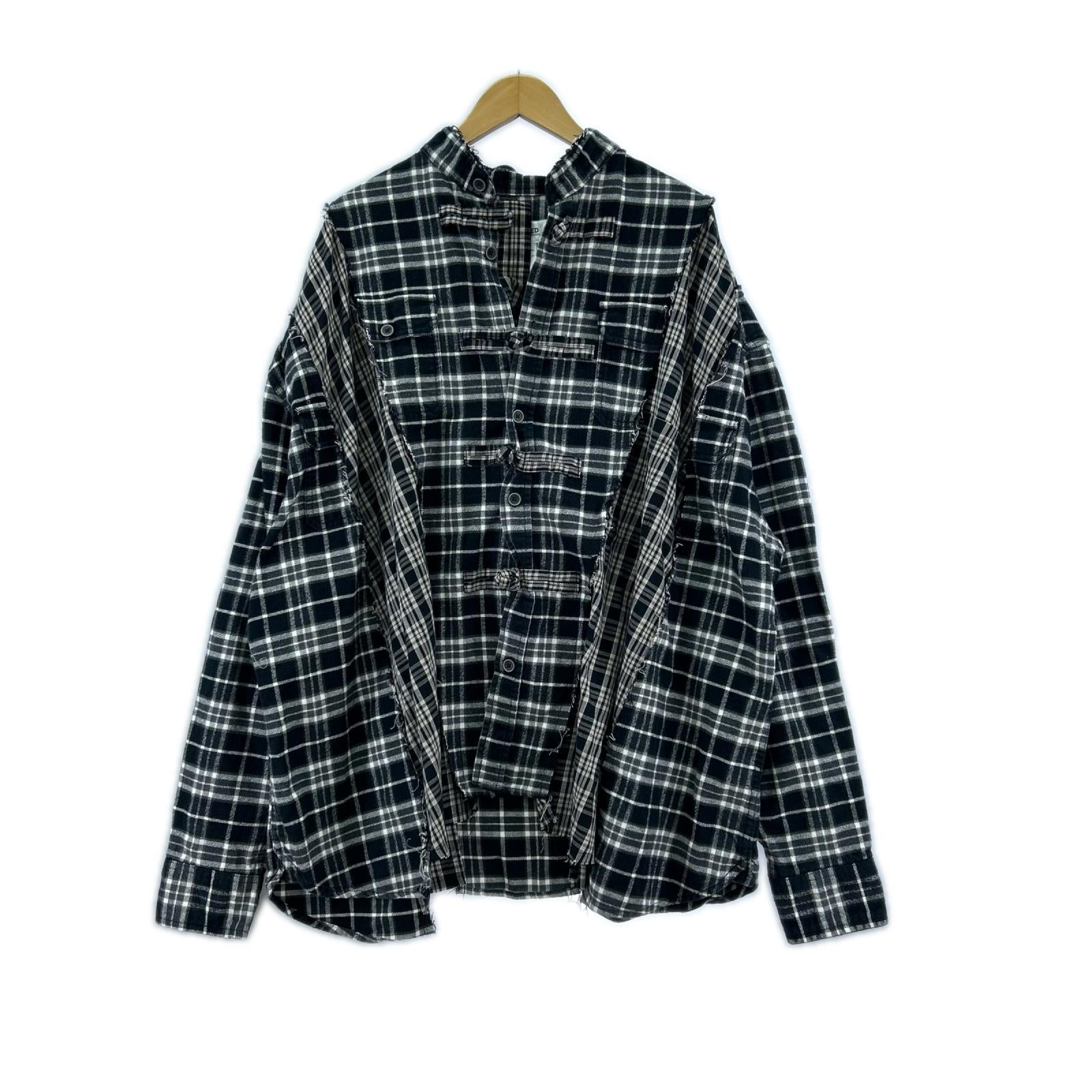 長袖シャツ DC NS-SH F 再構築 シャツ グレー L グレー