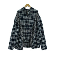 長袖シャツ DC NS-SH F 再構築 シャツ グレー L グレー