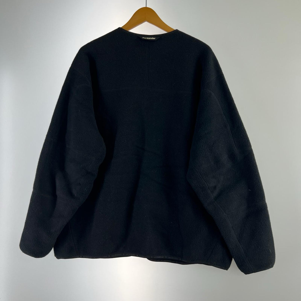 ジャケット フリースカーディガン 黒 574-2281349 L ブラック