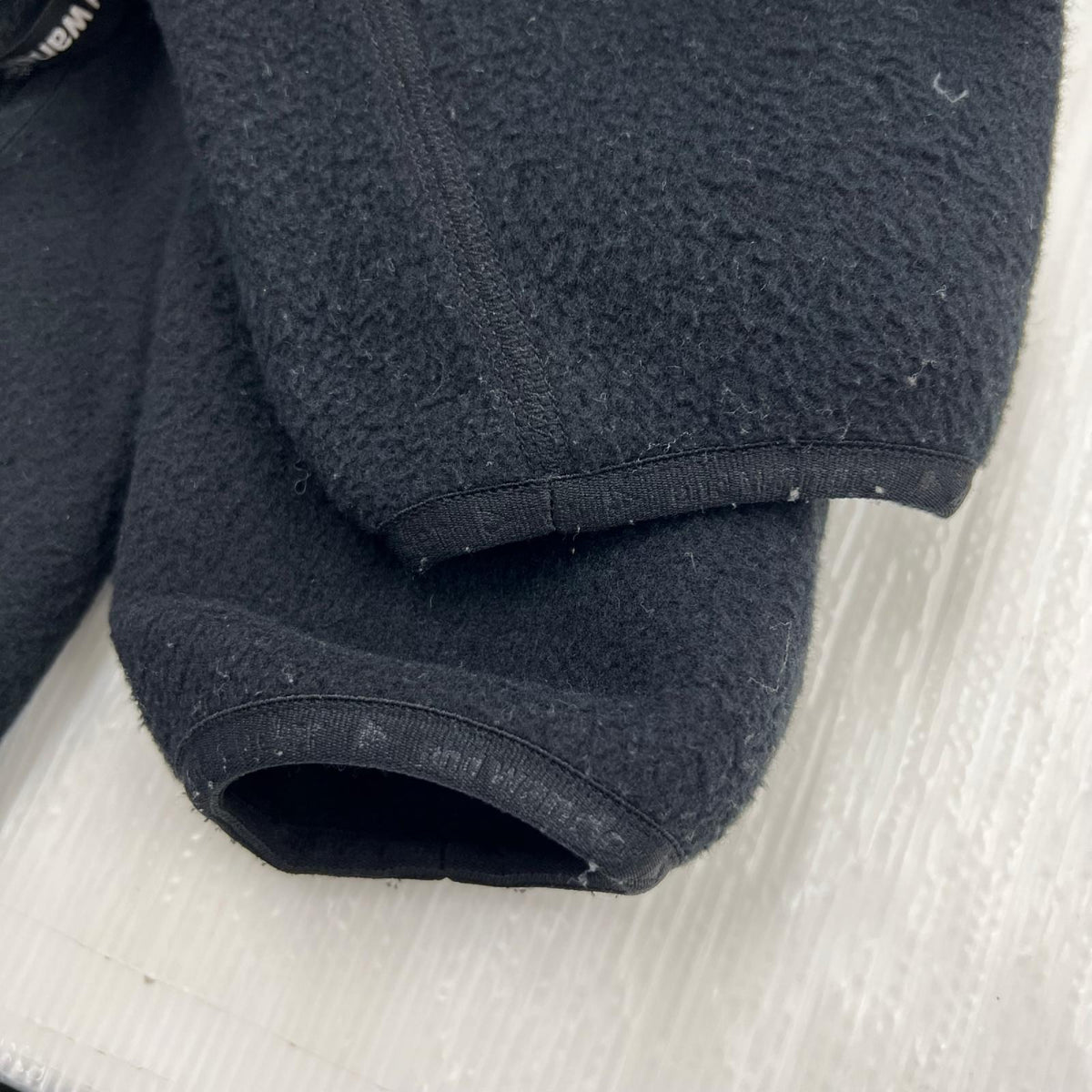 ジャケット フリースカーディガン 黒 574-2281349 L ブラック