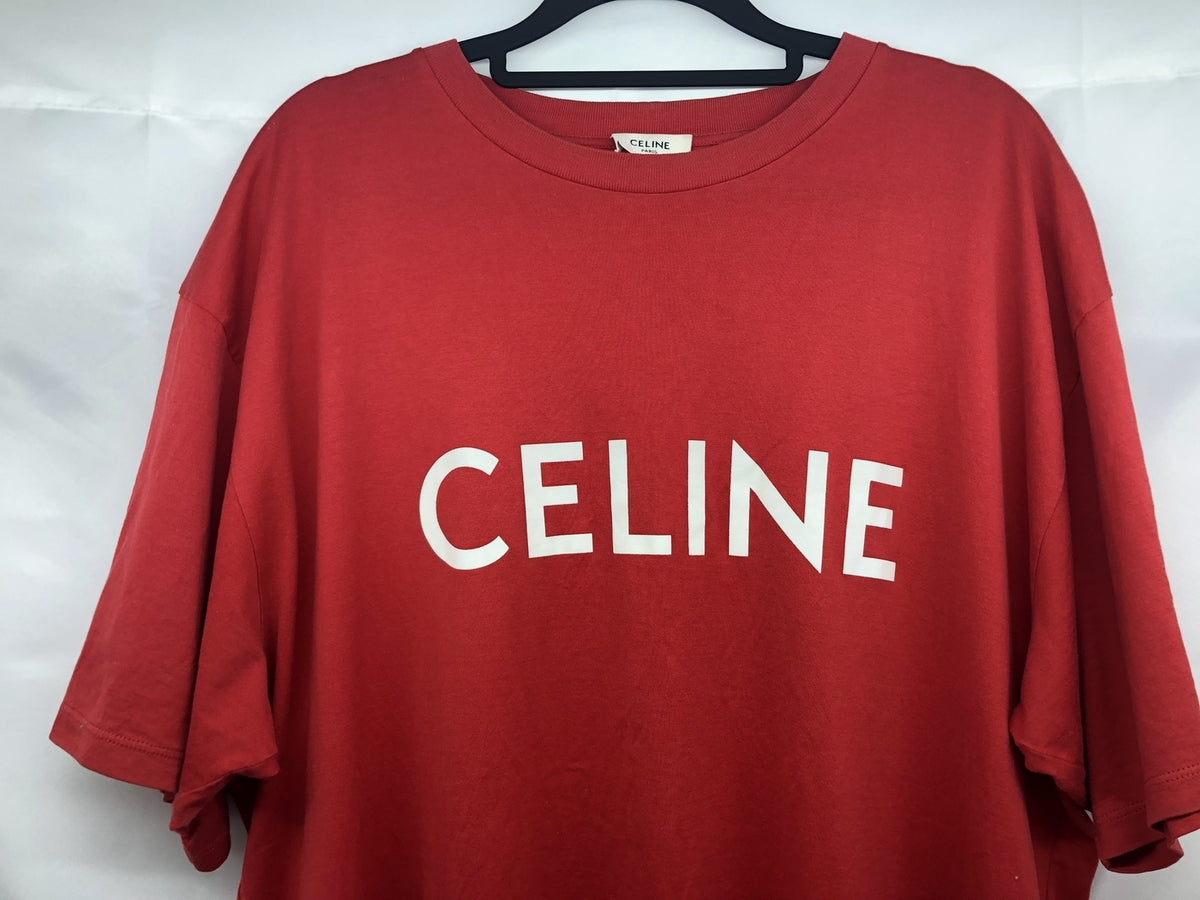 フロントロゴ ルーズTee L レッド