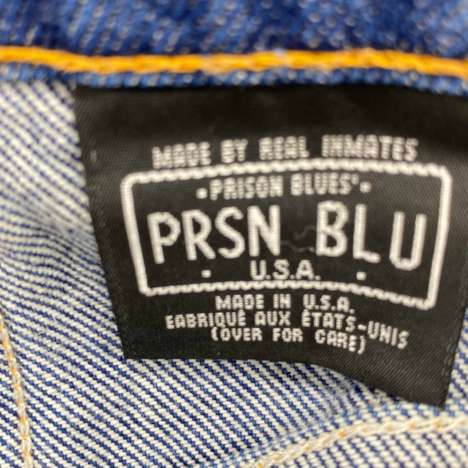デニムパンツ PRSN BLU/USA製/BLU/W32L32 32 ブルー