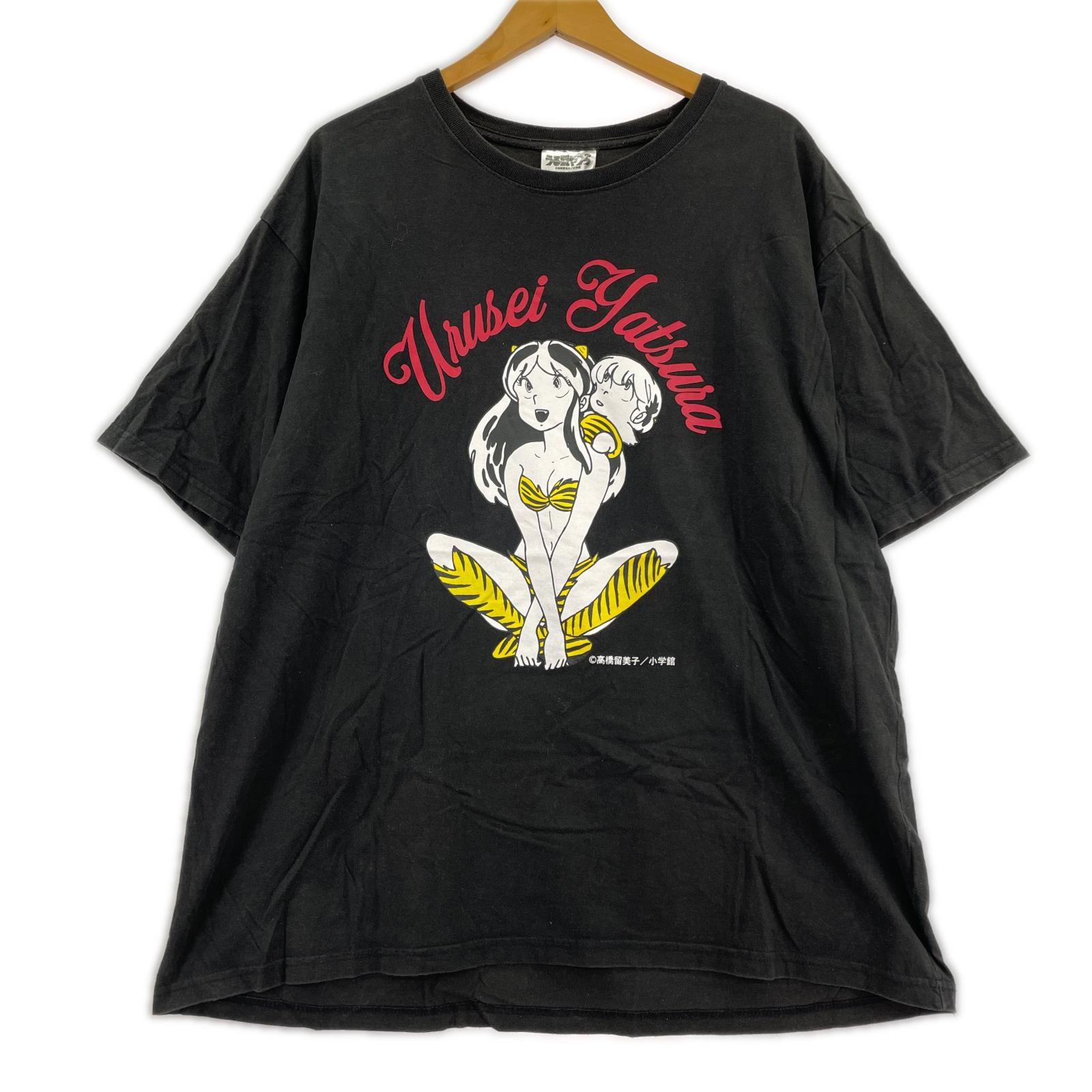 半袖Tシャツ うる星やつら Tシャツ ブラック
