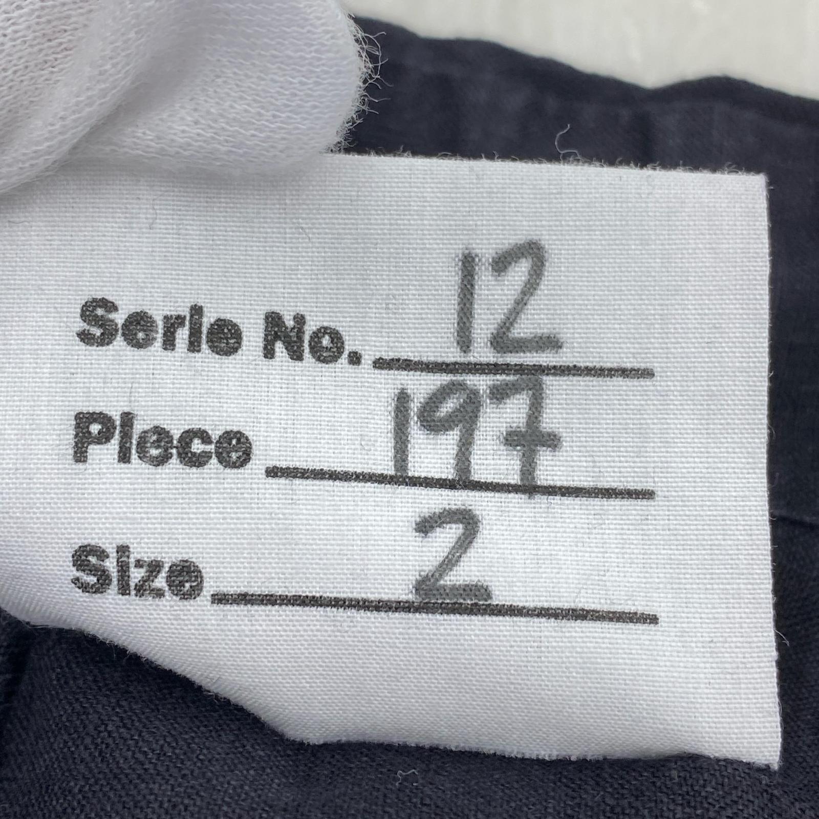 長袖シャツ GABRIELA COLL GARMENTS SOLBIATI リネンシャツ 2 黒 2 ブラック