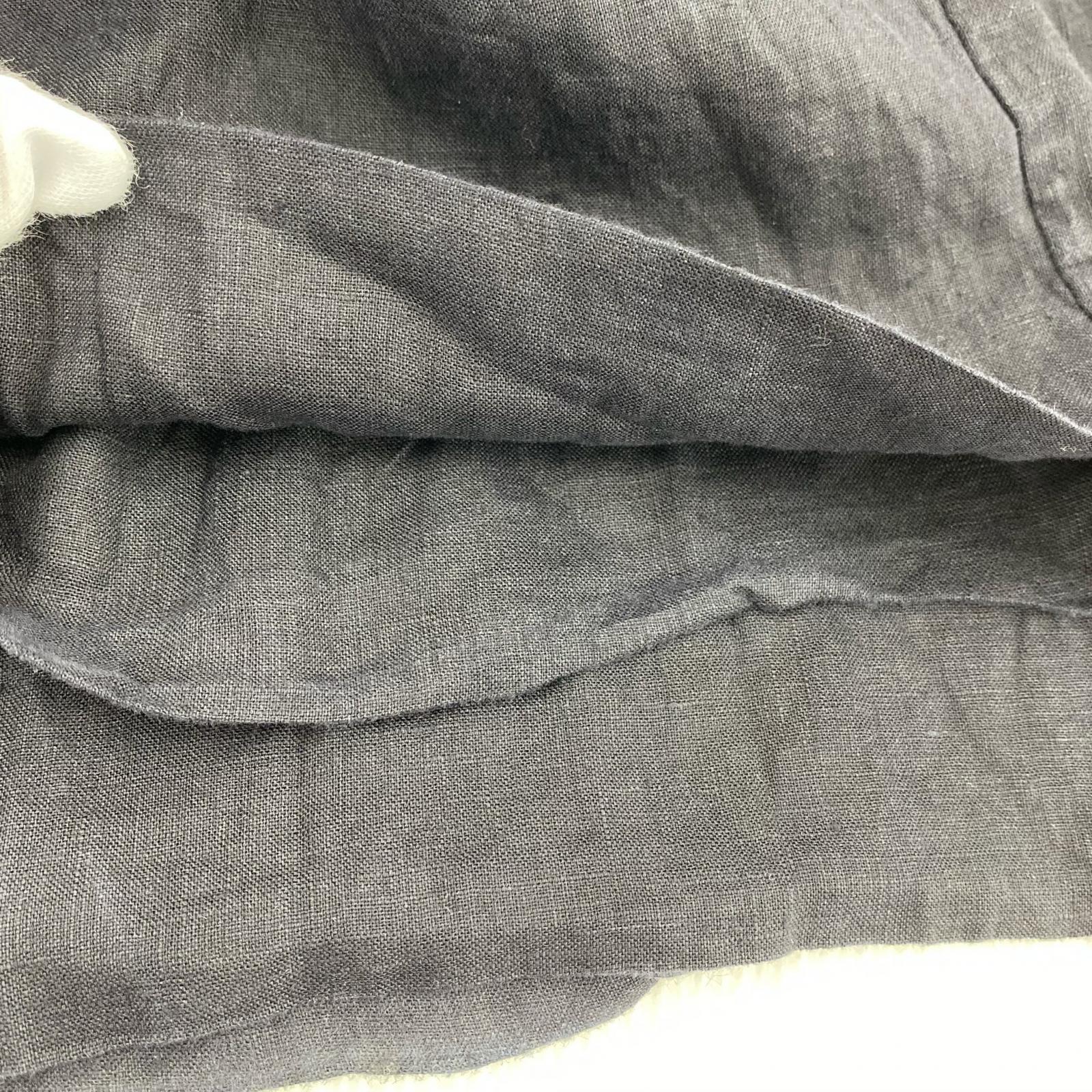 パンツ GABRIELA COLL GARMENTS SOLBIATI リネンパンツ 2 黒 2 ブラック