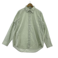 長袖シャツ WASHED FINX TWILL SHIRT 3 グリーン